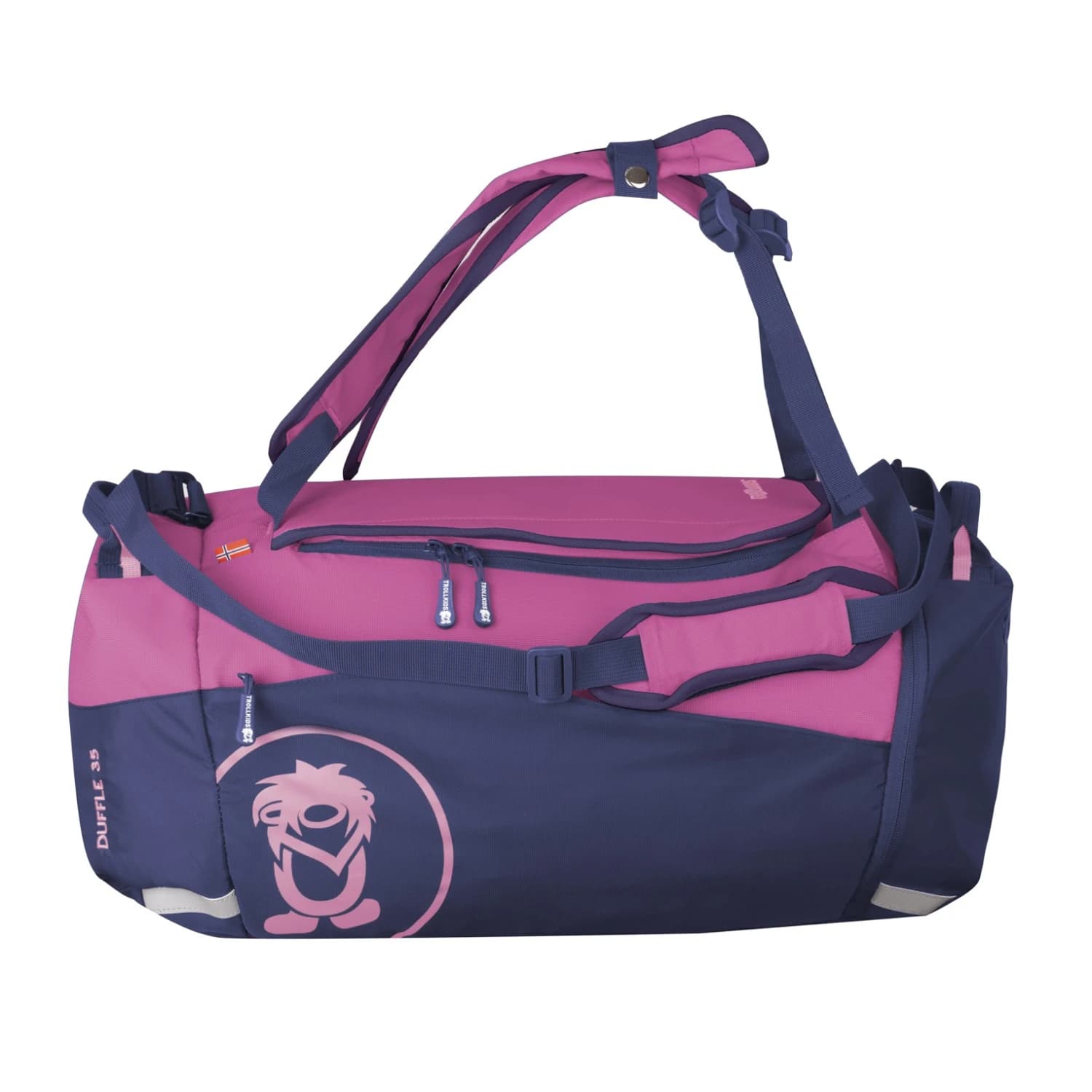 Детски сак Trollkids Kid's Duffle Bag Luggage - Mallow Pink / Violet Blue / Wild Rose
