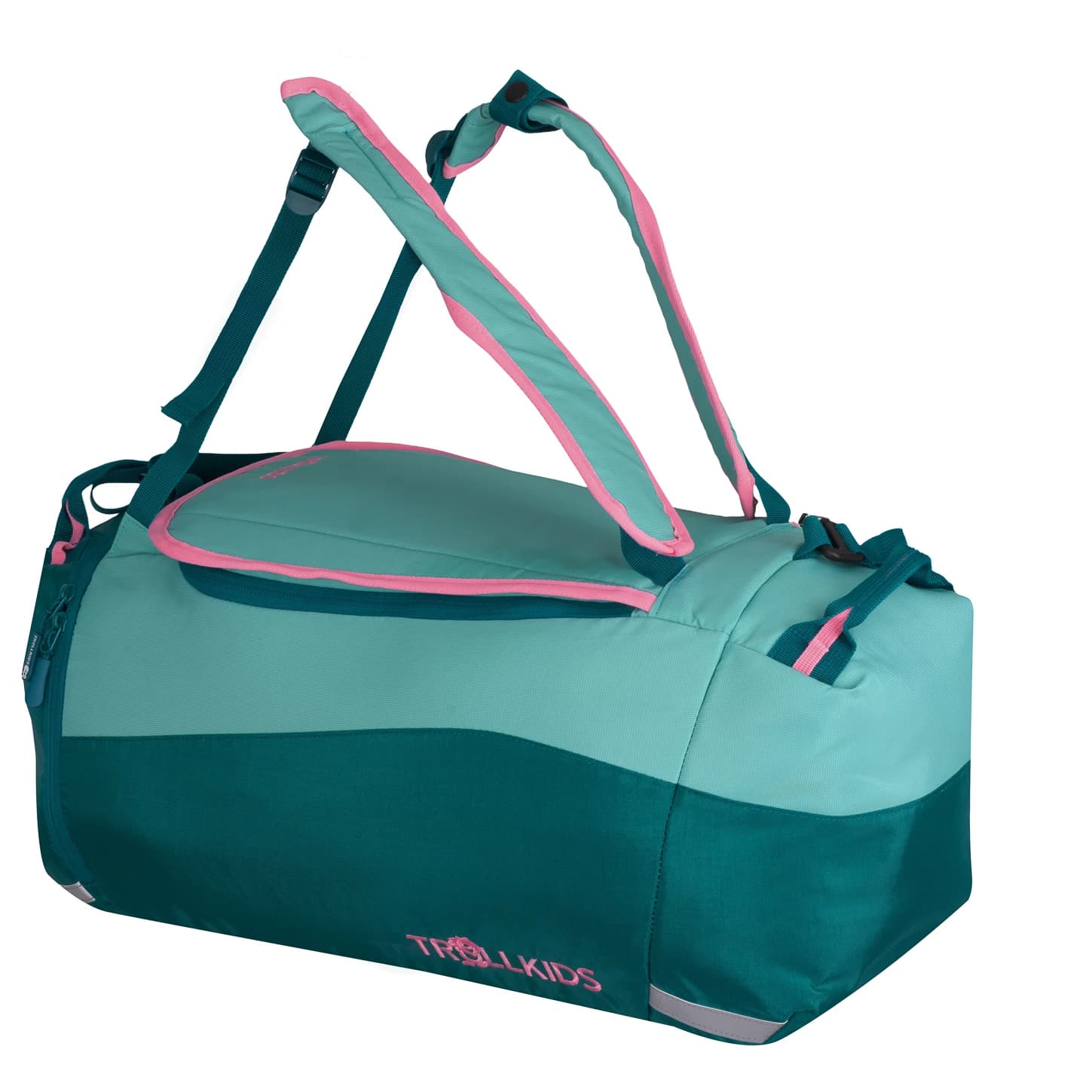 Детски сак Trollkids Kid's Duffle Bag Luggage - Aquamarine / Ocean Green / Candy Pink