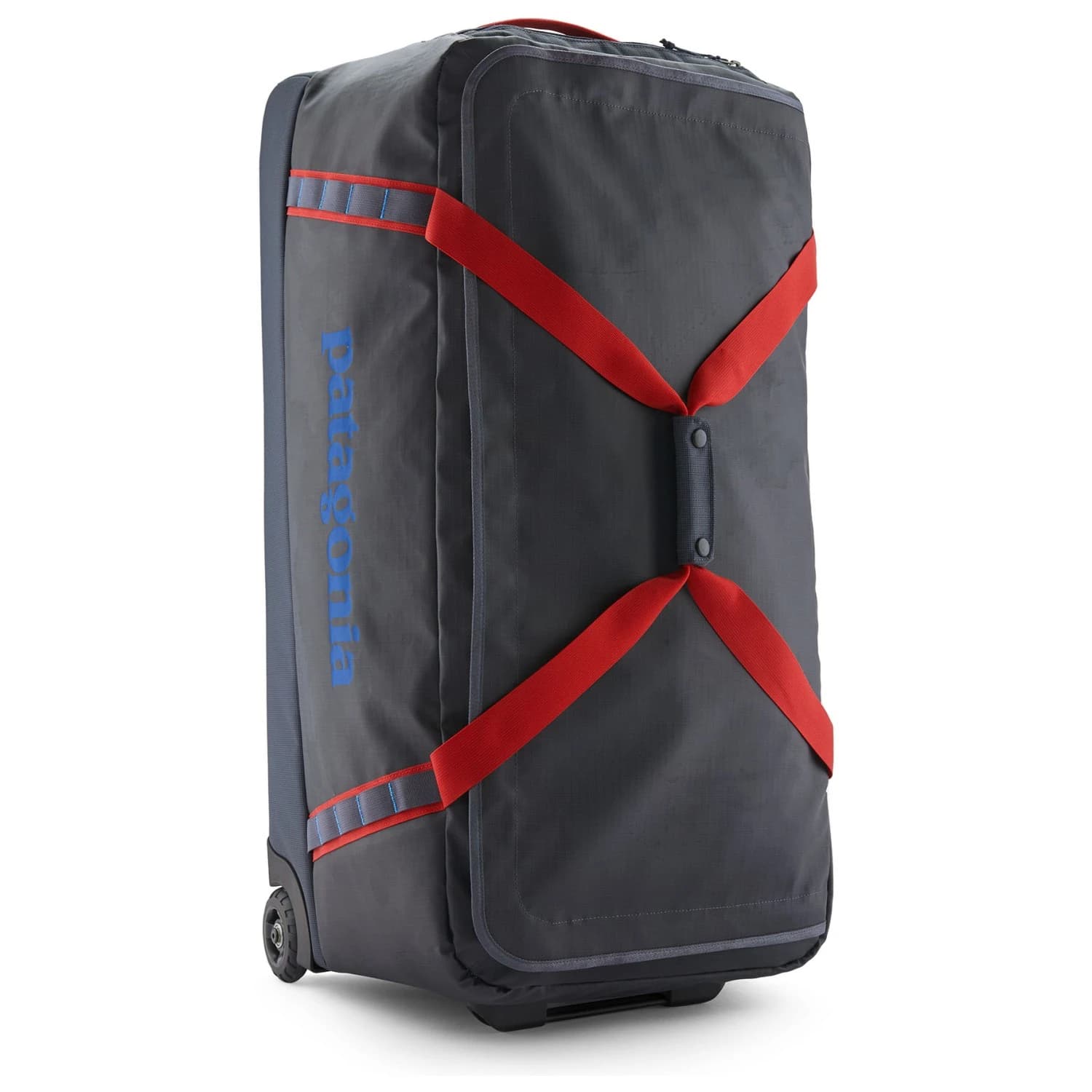 Сак Patagonia Black Hole Wheeled Duffel 100 Luggage - Smolder Blue / Amanita Red