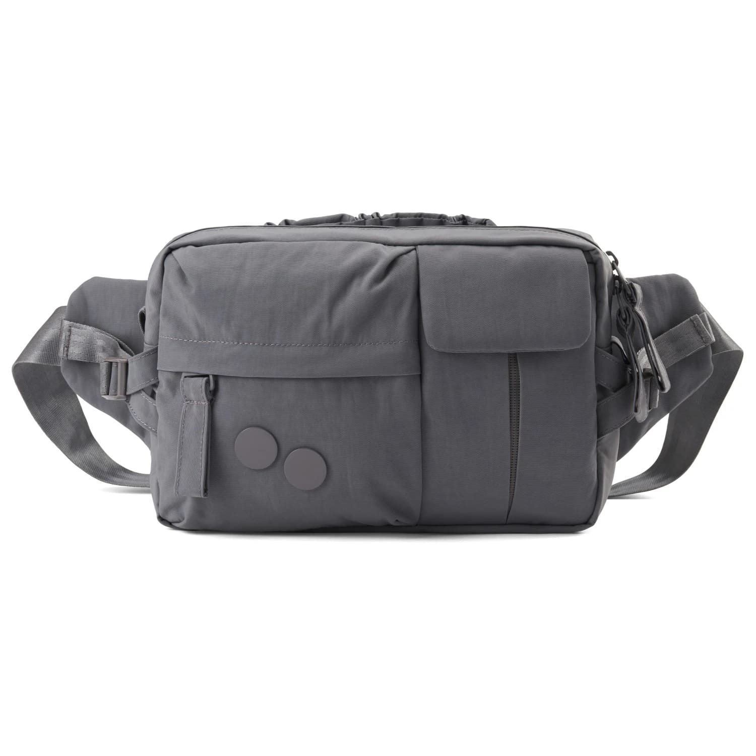 Чанта за кръст Pinqponq Tetrik Large Hip bag - Crinkle Grey