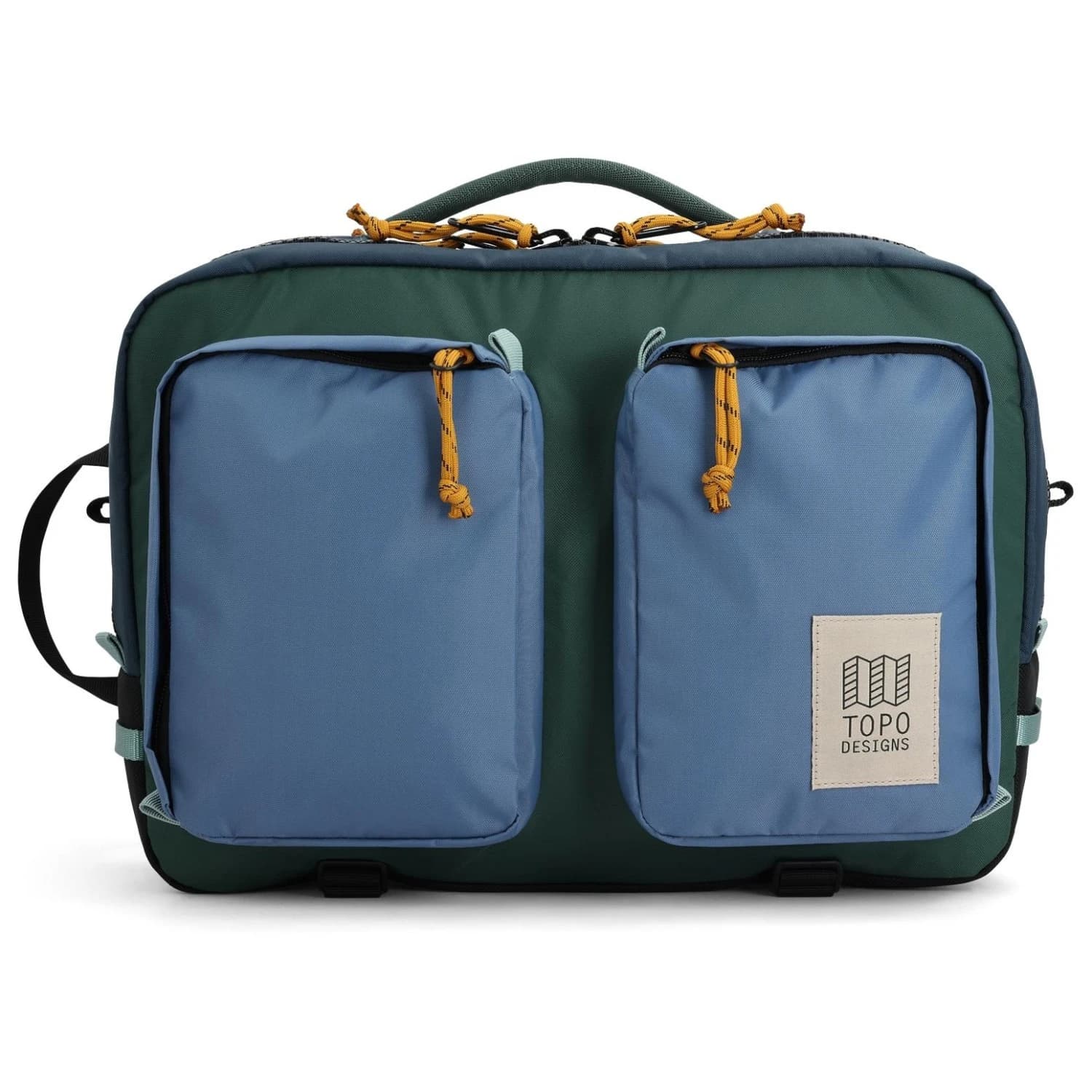 Сак Topo designs Global Briefcase Luggage - Stone Blue / Forest