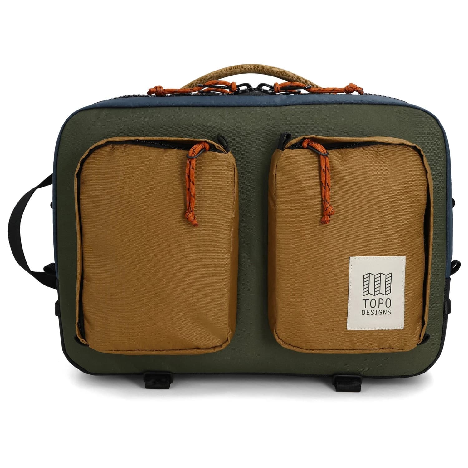 Сак Topo designs Global Briefcase Luggage - Olive / Dark Khaki