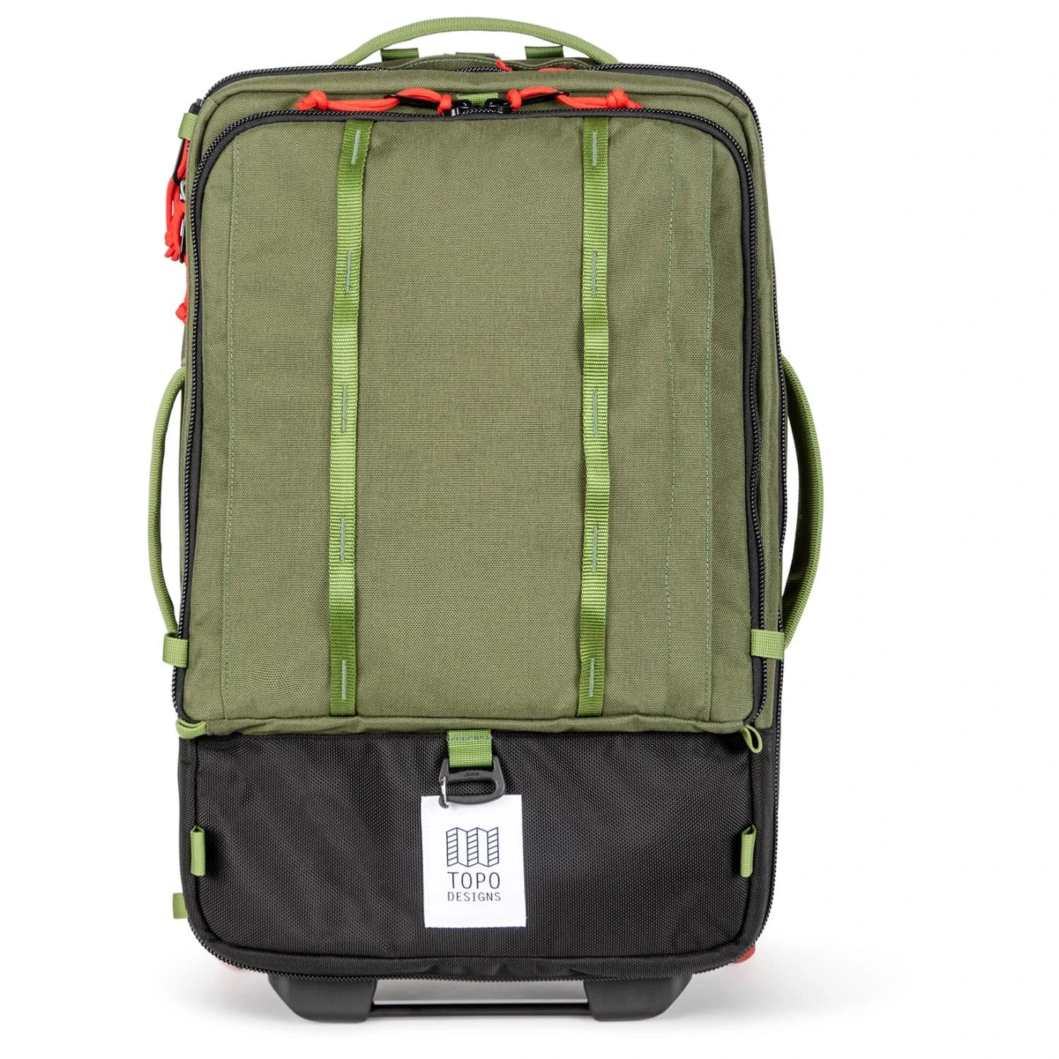 Пътна чанта Topo designs Global Travel Bag Roller 44 Luggage - Olive / Olive