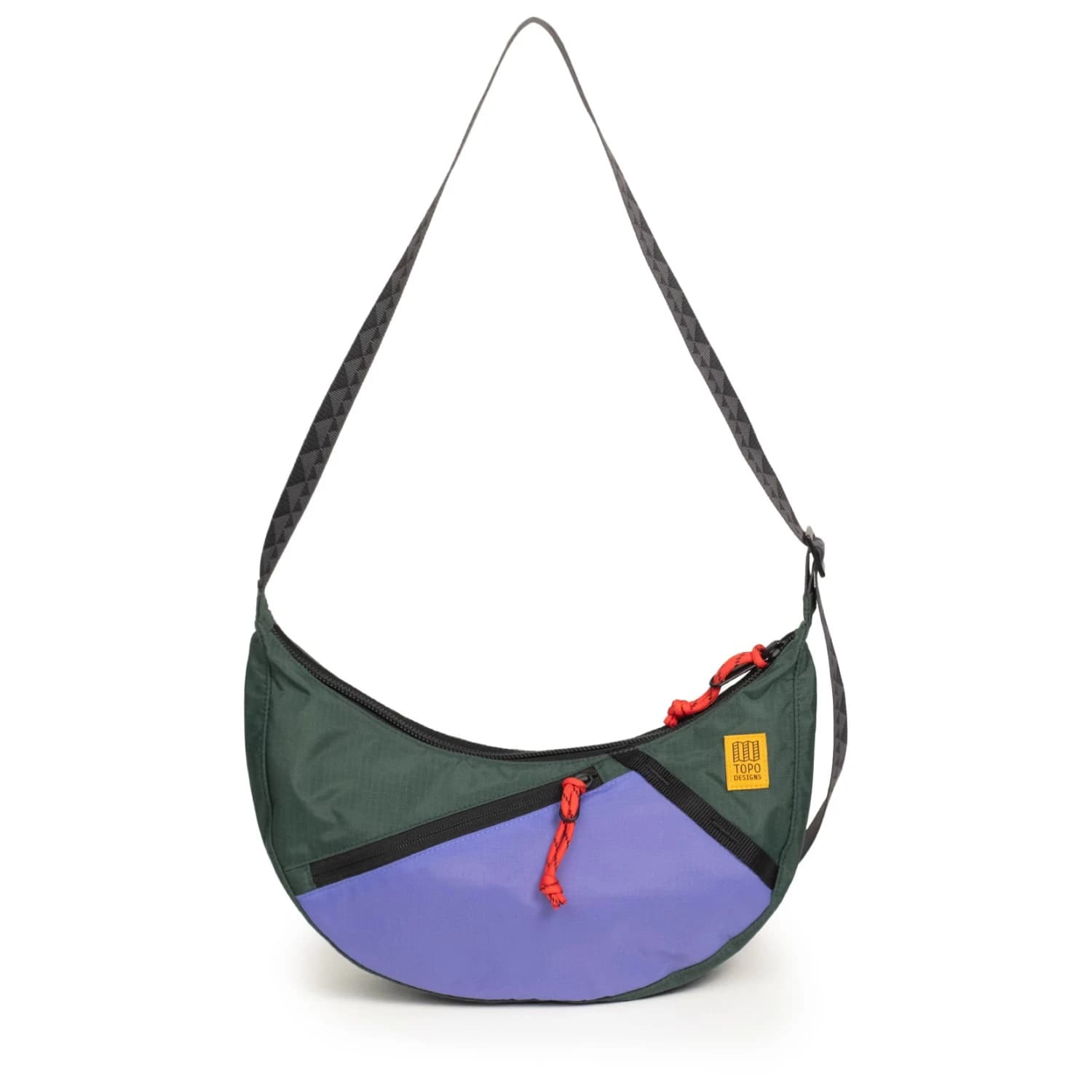 Чанта за кръст Topo designs Moonlight Crossbody Bag Shoulder bag - Very Peri / Forest