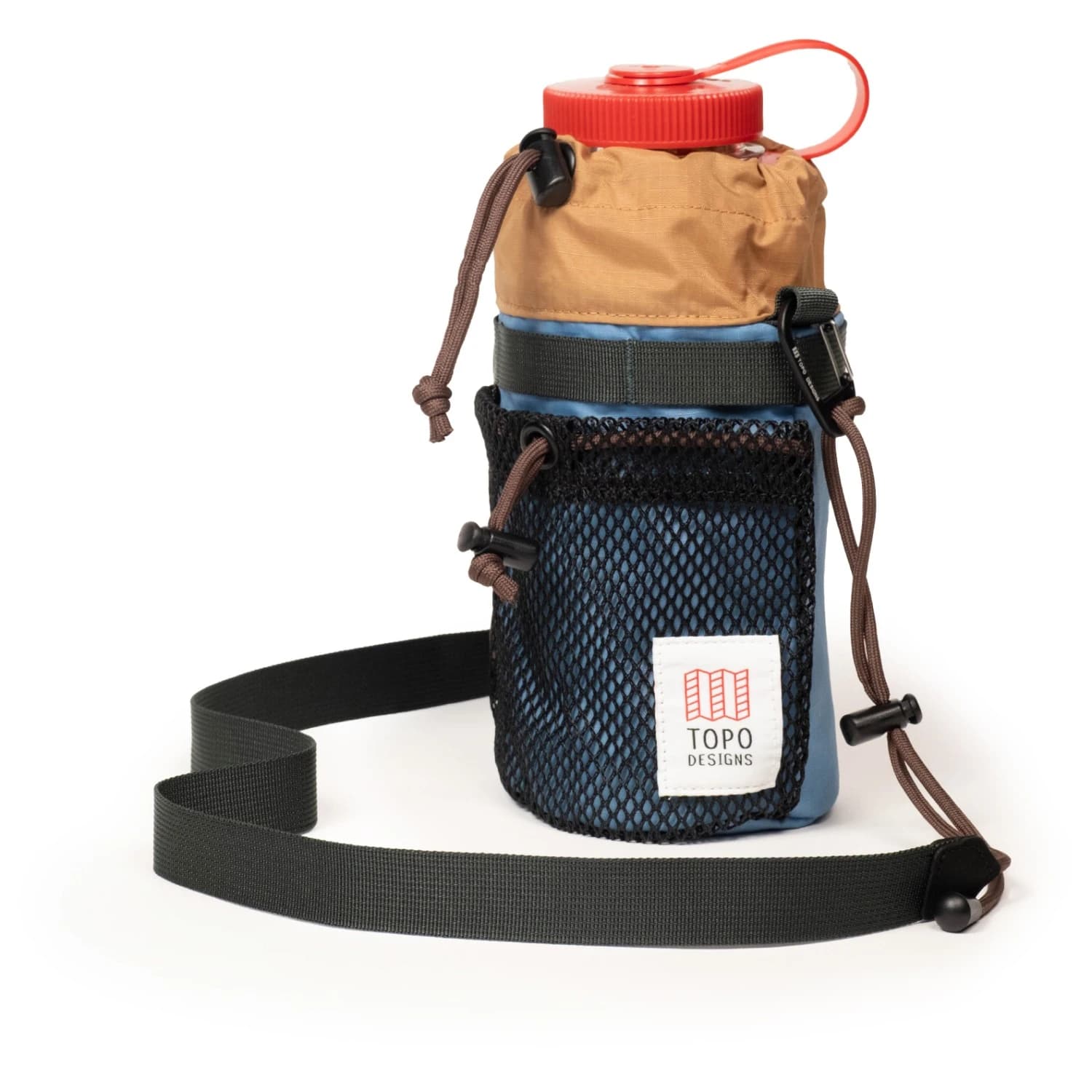Чанта за рамо Topo designs Mountain Hydro Sling Shoulder bag - River Blue / Brown Oak