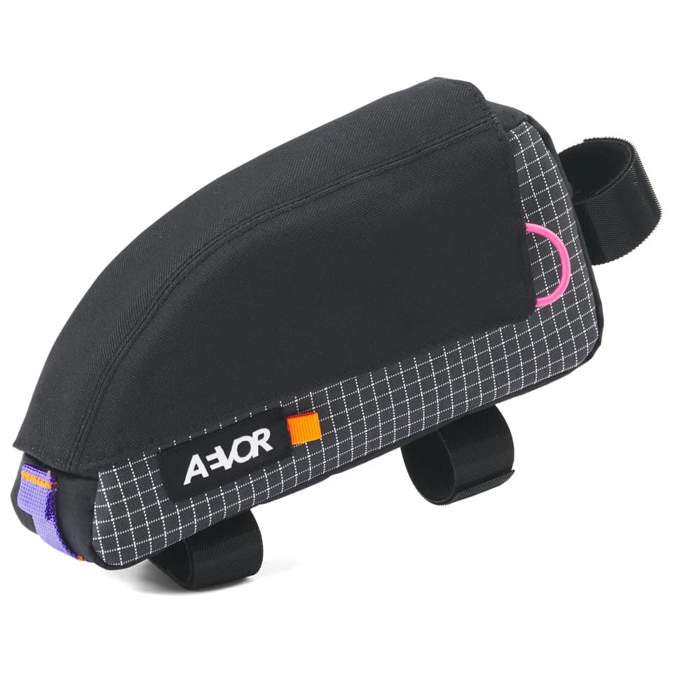 Чанта за велосипед Aevor Urban Bike Gear Top Tube Pack Bike bag - Black White Grid