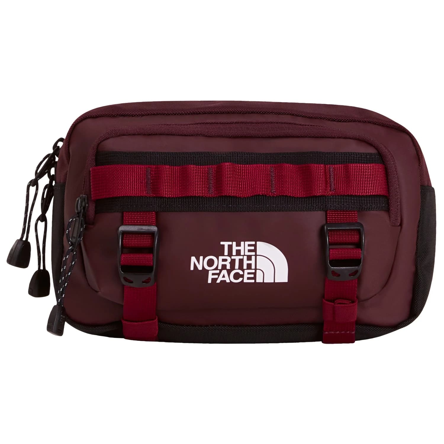 Чанта за кръст The north face Base Camp Lumbar Hip bag - Deep Burgundy / TNF Black