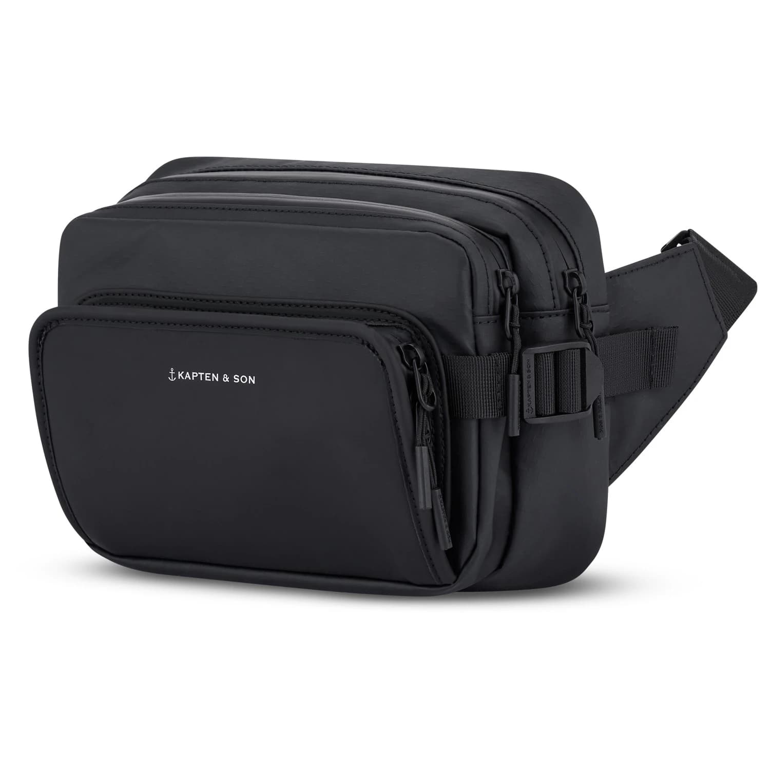Чанта за рамо Kapten & son Lisbon Crossbody Hip bag - All Black