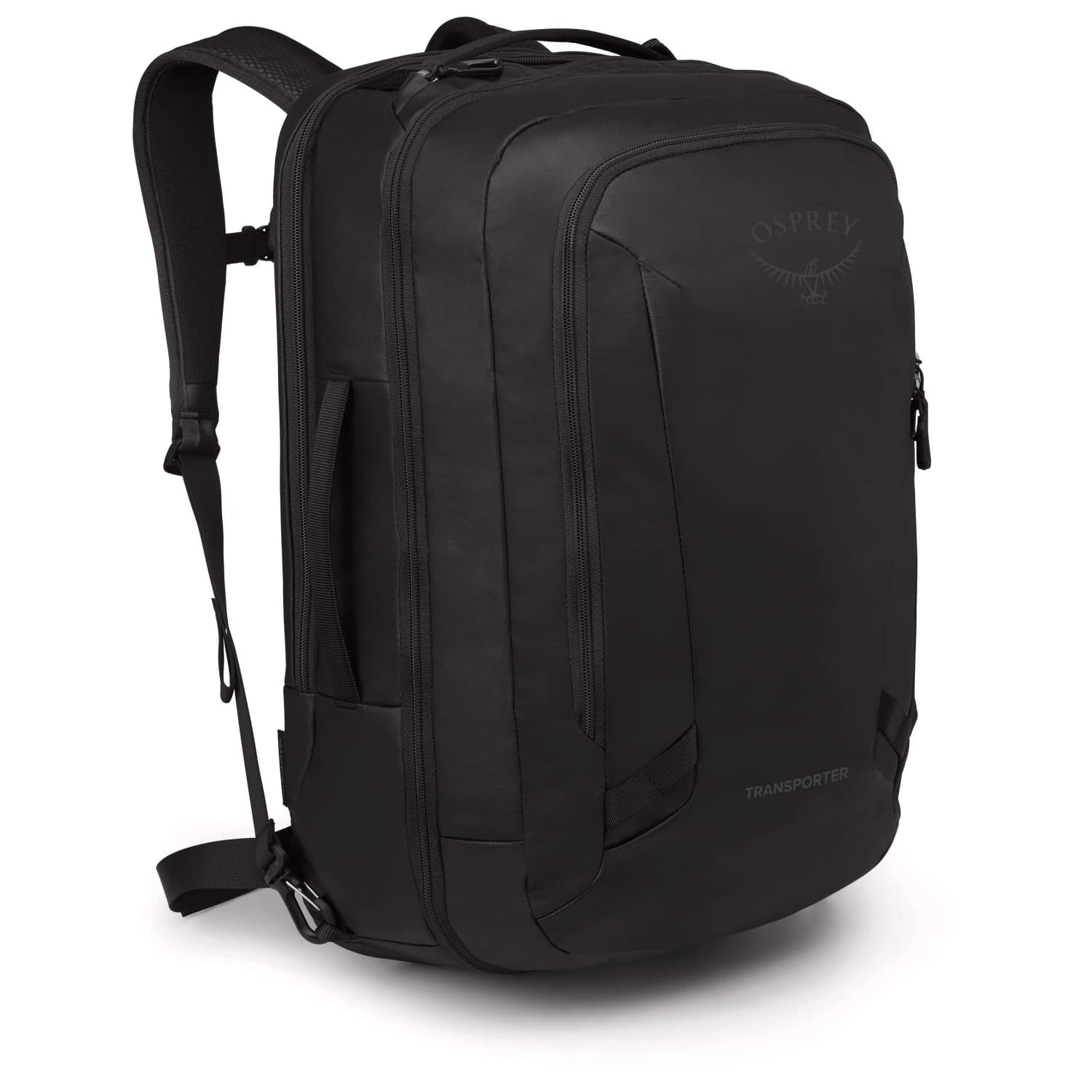 Пътна раница Osprey Transporter Carry Travel Pack 44 Luggage - Raven Black / Black