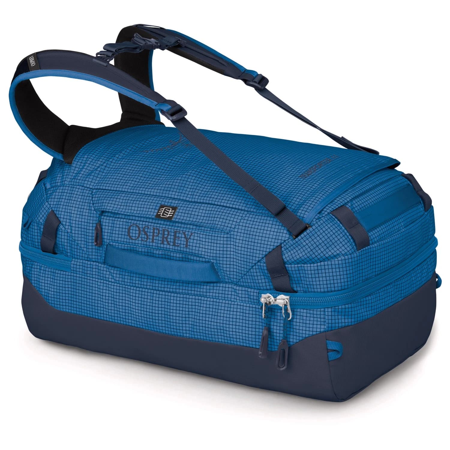 Пътна раница Osprey Transporter Squffel 44 Luggage - Blue Flame / Scoria Blue