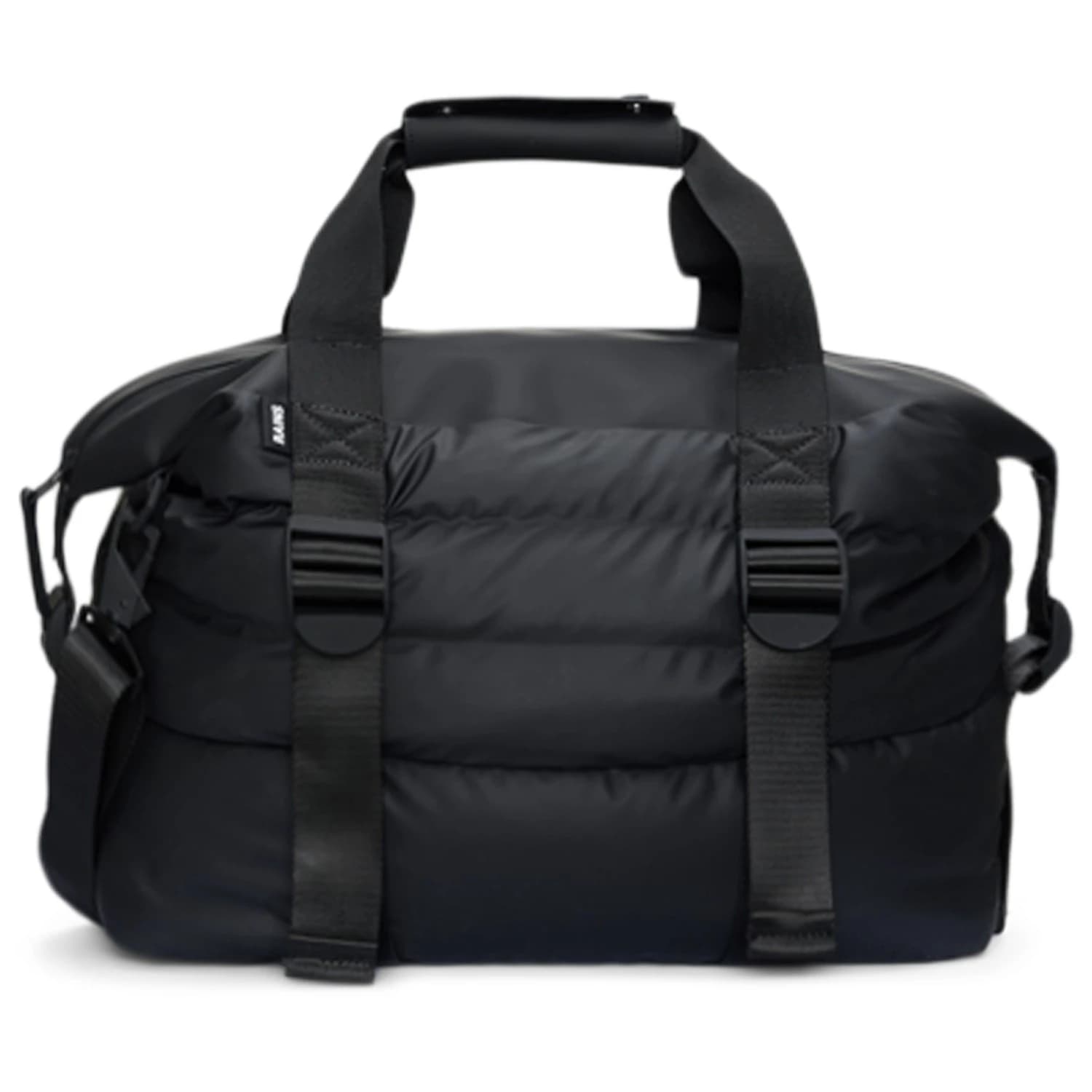 Чанта за рамо Rains Puffer Mix Weekend Bag Small W3 Luggage - Black