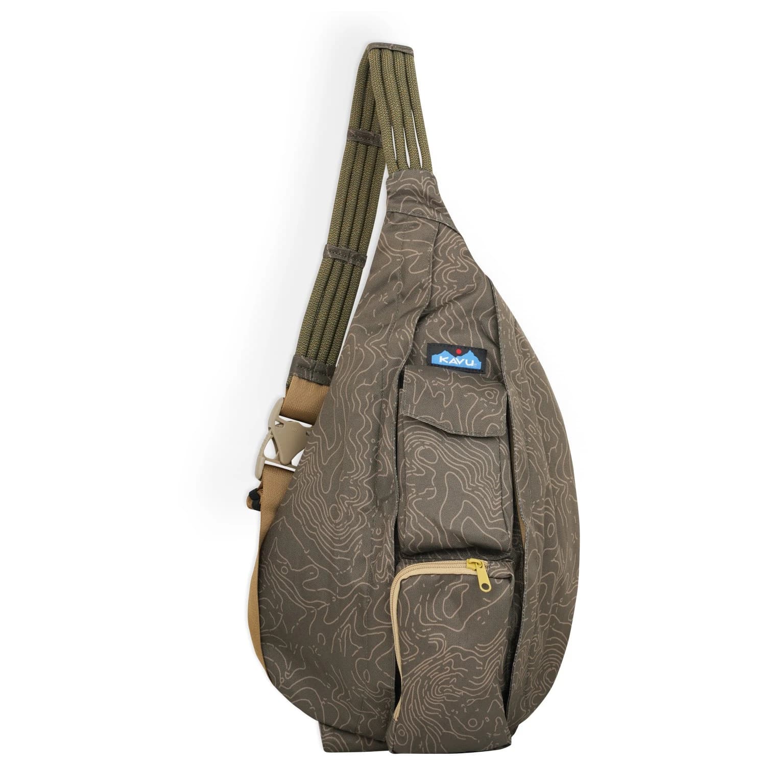 Чанта за рамо Kavu Rope Sling 10 Shoulder bag - Olive Topo