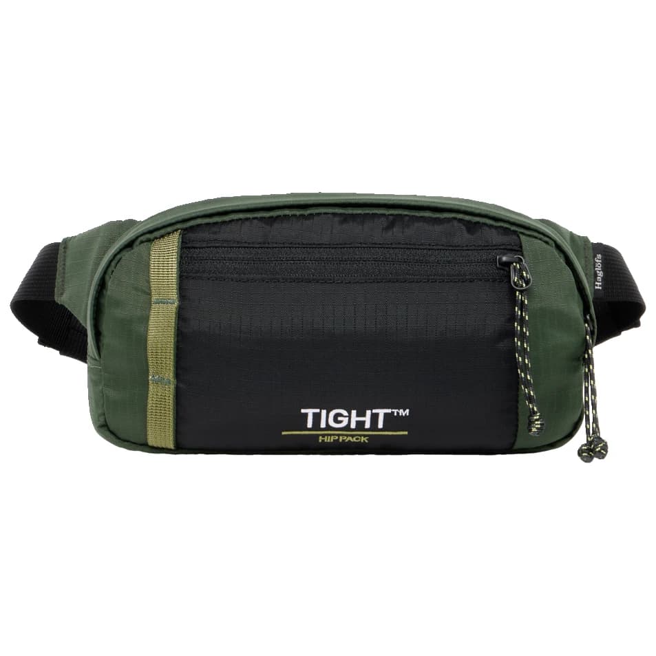 Чанта за кръст Haglöfs Tight Hip Pack 1 Hip bag - Seaweed Green / True Black