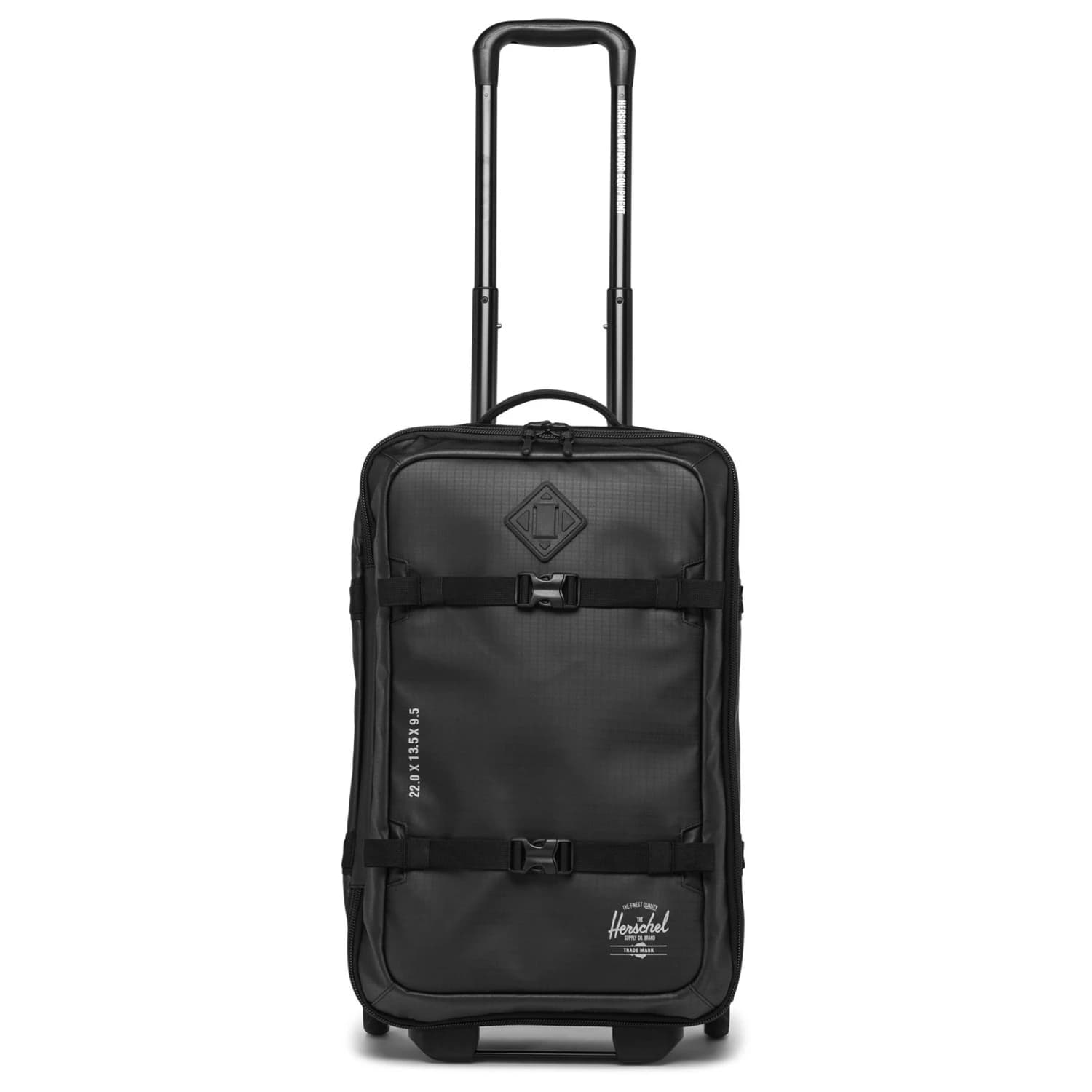 Куфар с колела Herschel All Season Hybrid Roller Bag Large Carry On Luggage - Black