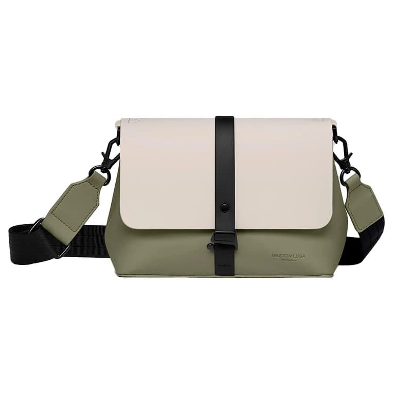 Чанта за рамо Gaston luga Spläsh Crossbody Bag Shoulder bag - Cloud Cream / Sage