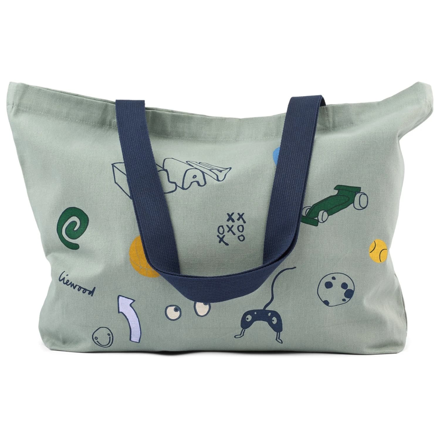Детска чанта за рамо Liewood Kid's Big Totebag Shoulder bag - Play / Dusty Peppermint