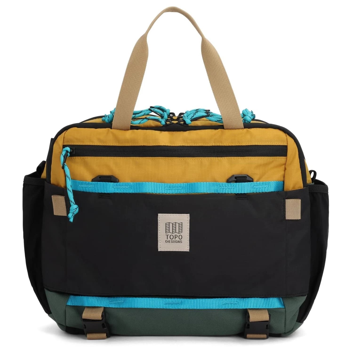 Чанта за рамо Topo designs Mountain Cross Bag 17 Shoulder bag - Mustard / Forest