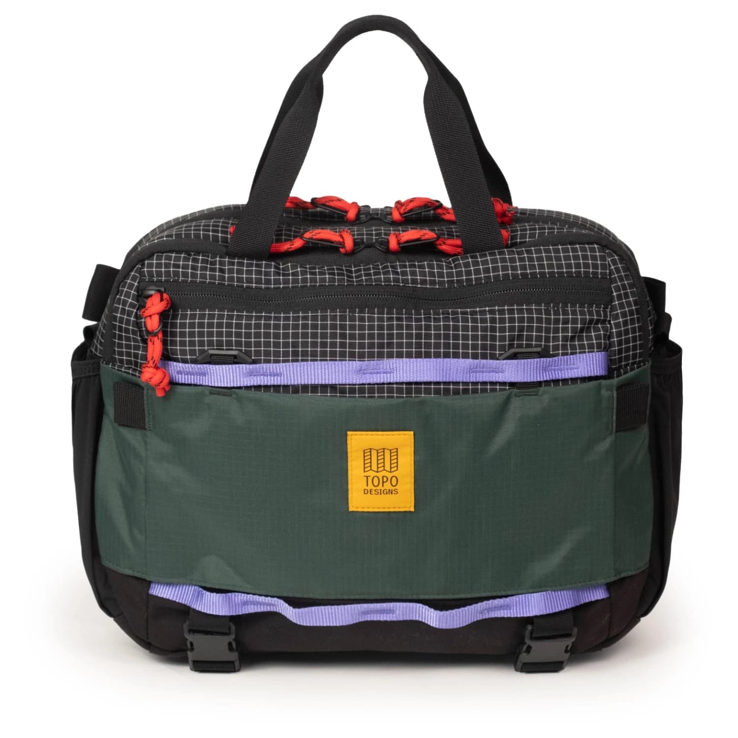 Чанта за рамо Topo designs Mountain Cross Bag 17 Shoulder bag - Grid / Very Peri