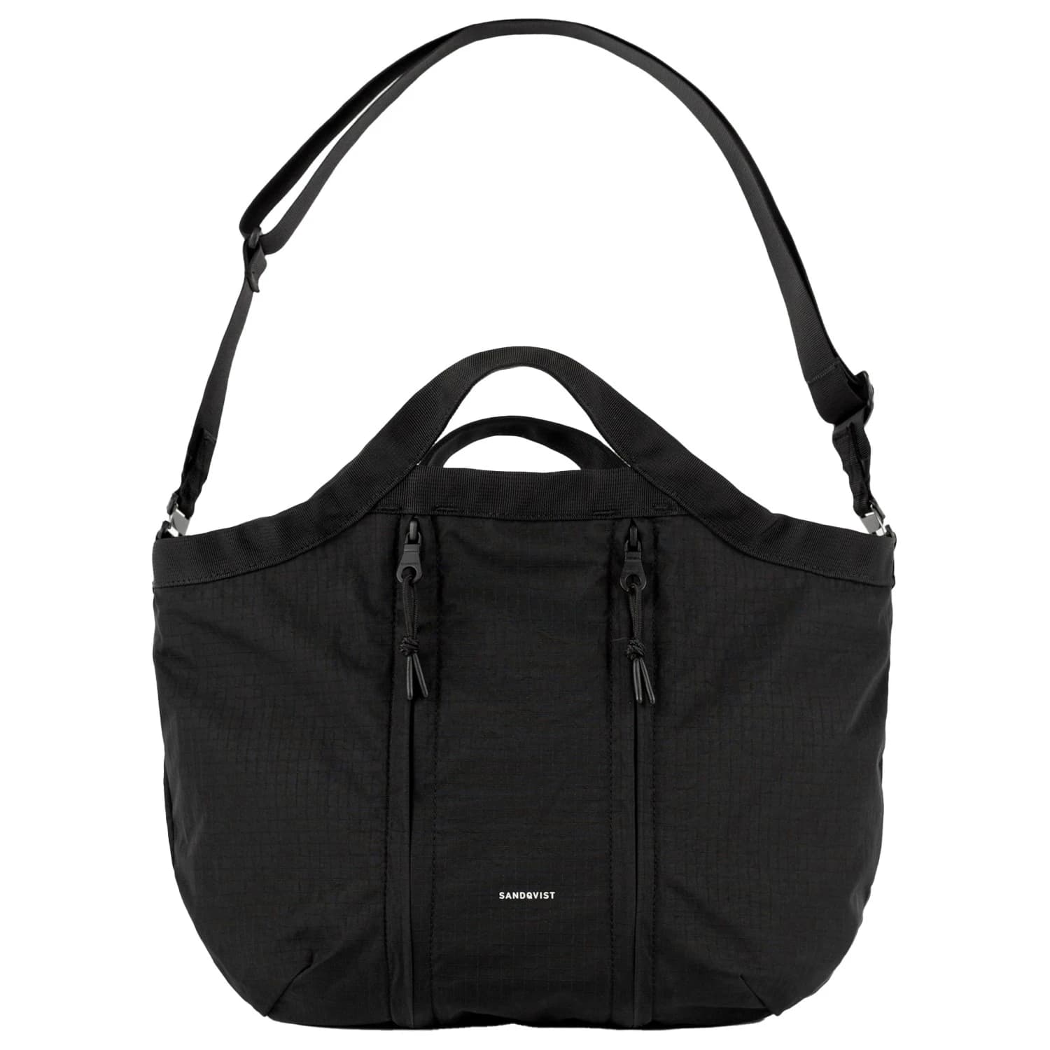 Чанта за рамо Sandqvist Grid Crossbody Bag Shoulder bag - Black