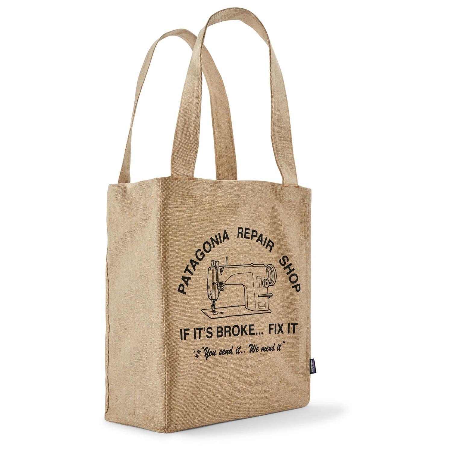 Чанта за рамо Patagonia Recycled Market Tote Shoulder bag - Repair Shop: Classic Tan