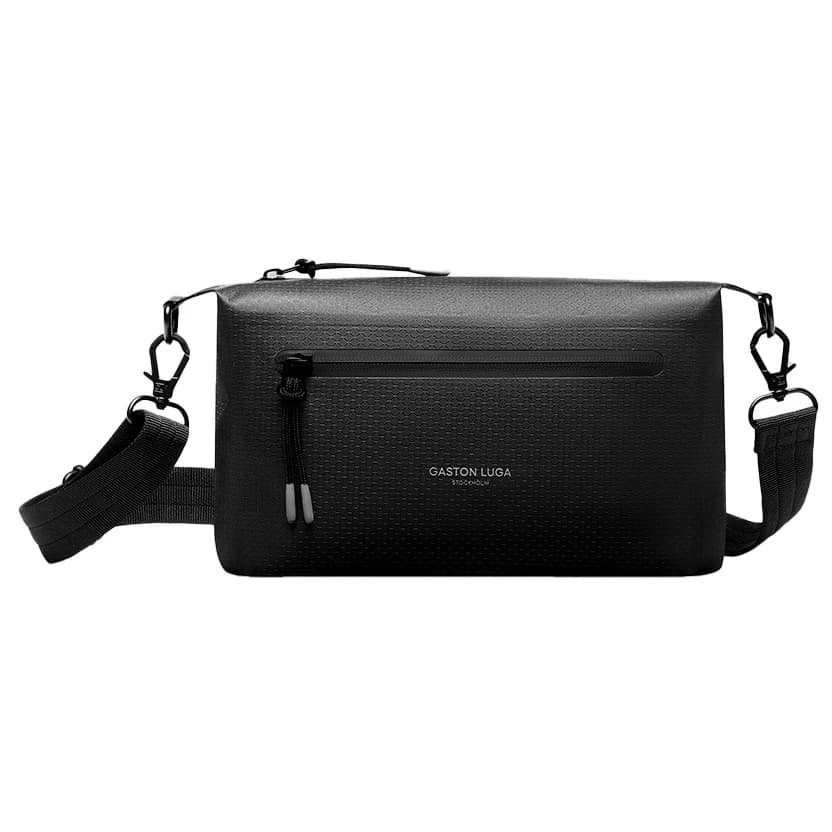 Чанта за рамо Gaston luga Lightweight DuoSeal Crossbody Shoulder bag - Black