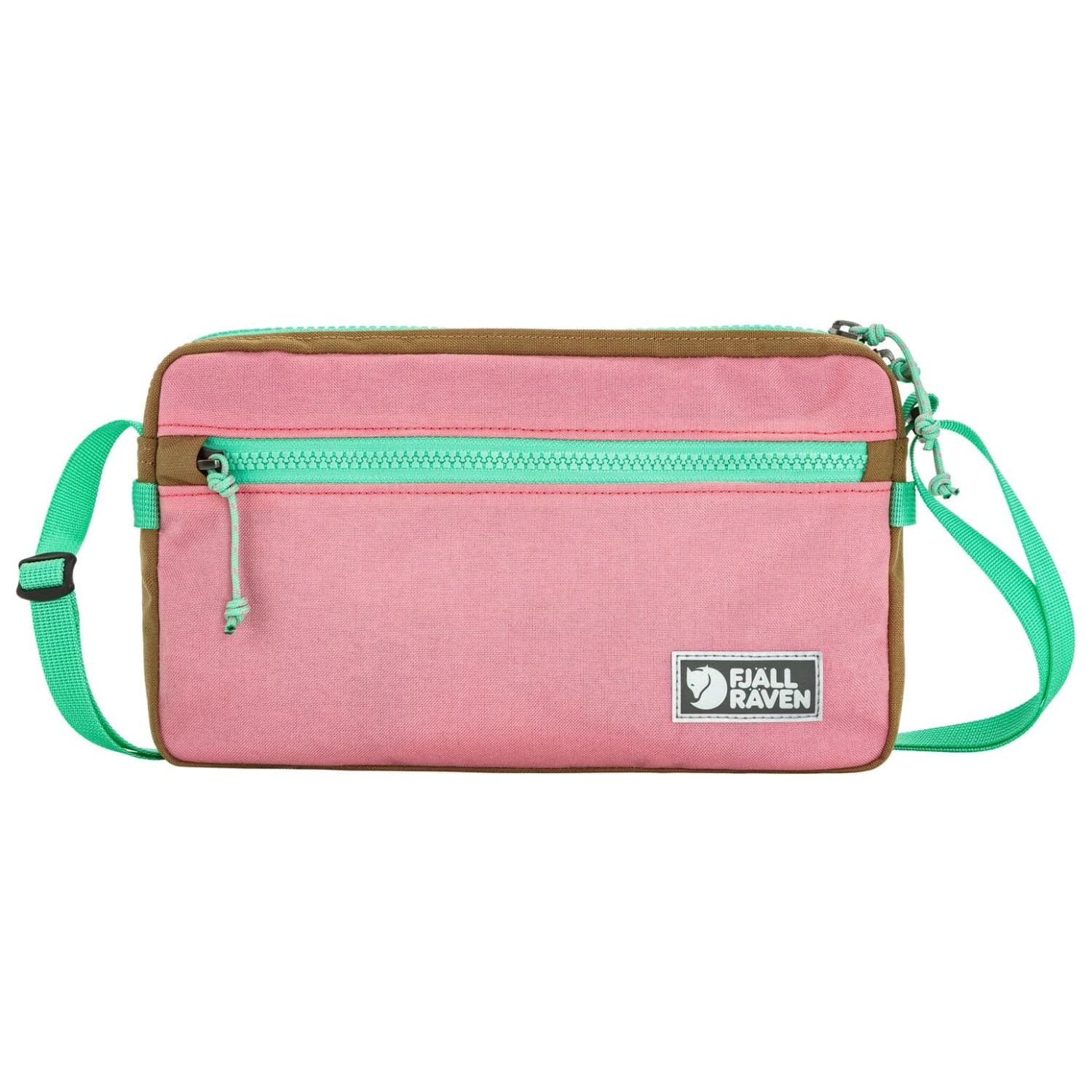 Чанта за рамо Fjällräven Vardag Pocket Large Shoulder bag - Poppy Pink / Khaki Dust