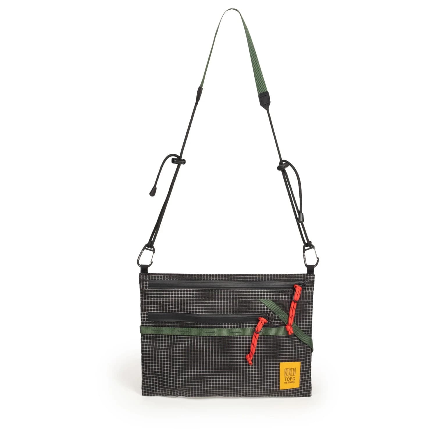 Чанта за рамо Topo designs Mountain Accessory Shoulder Bag - Black / Grid