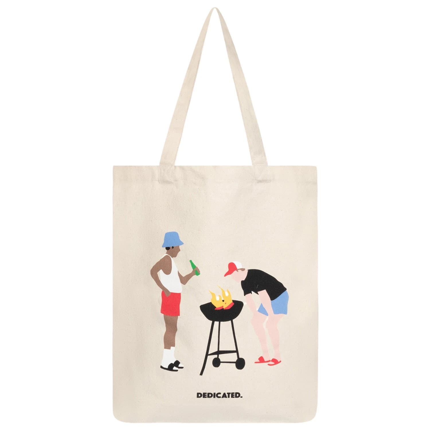 Чанта Dedicated Tote Bag Torekov BBQ Bag - Off-White