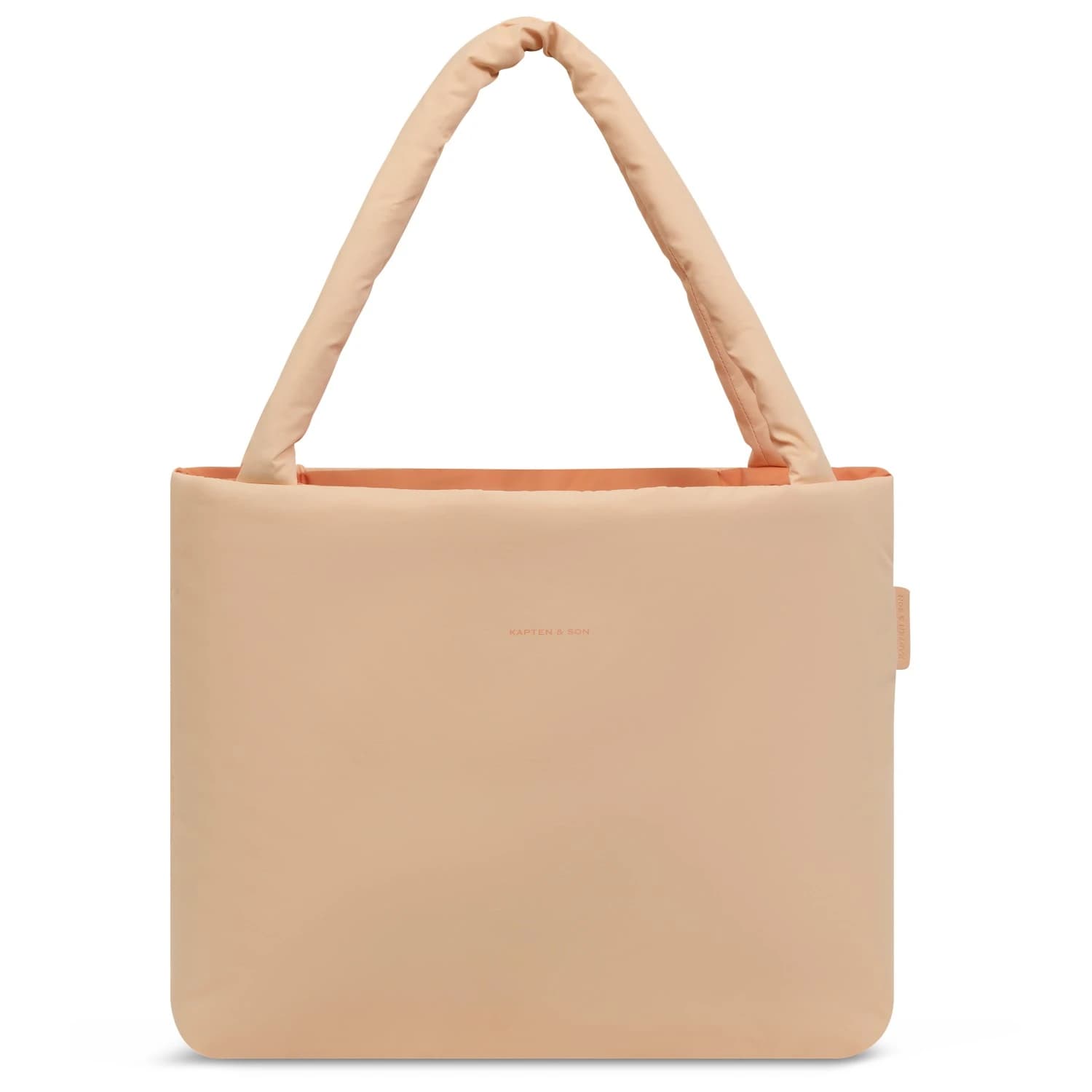 Чанта за рамо Kapten & son Women's Norva 2in1 Shopper 23 Shoulder bag - Apricot / Orange