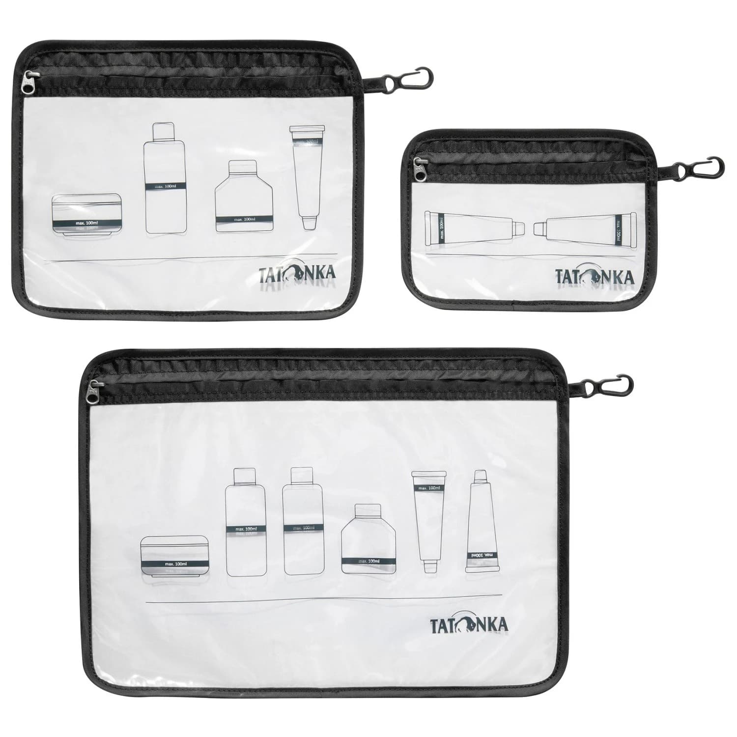 Тоалетен несесер Tatonka Zip Flight Bag Set Wash bag - Black