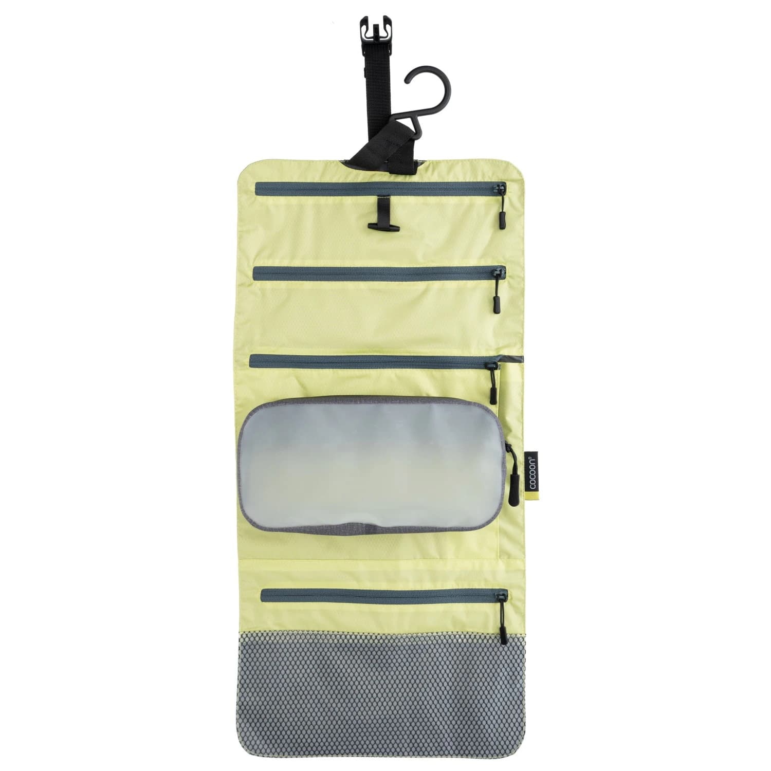Тоалетен несесер Cocoon Hanging Toiletry Kit Minimalist Light Wash bag - Star Grey / Wild Lime