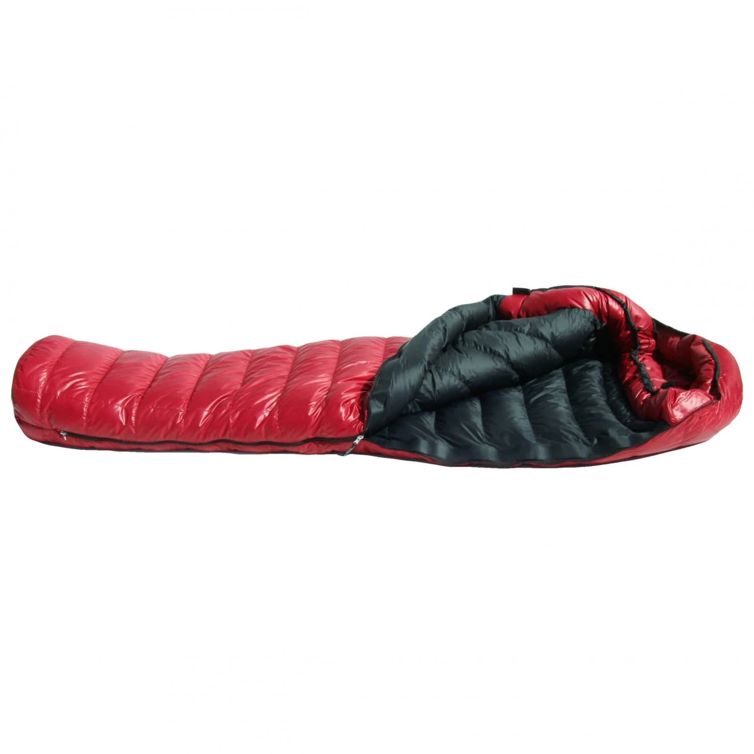 Пухен спален чувал Western Mountaineering Apache MF Down sleeping bag - Cranberry / Black