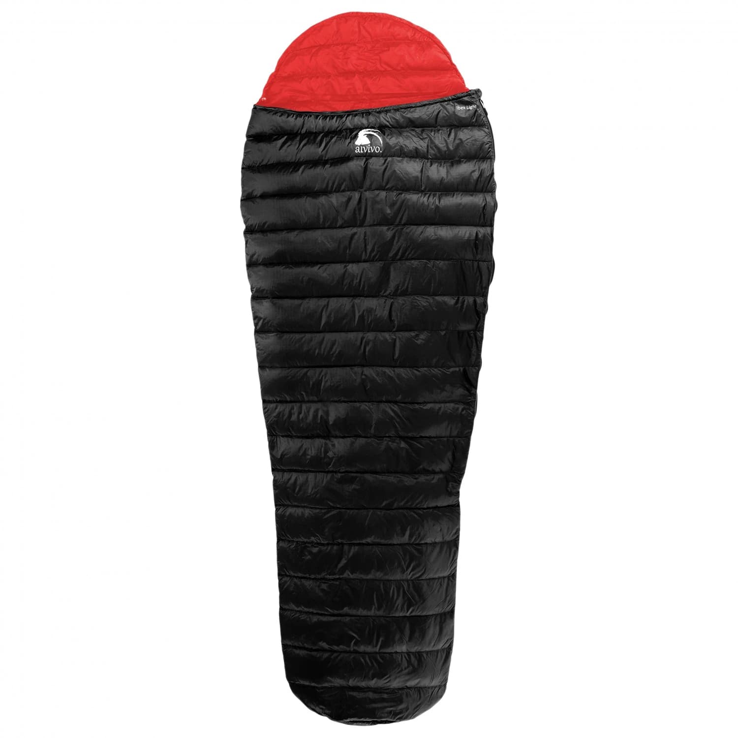 Пухен спален чувал Alvivo Ibex Light Down sleeping bag - Black / Red