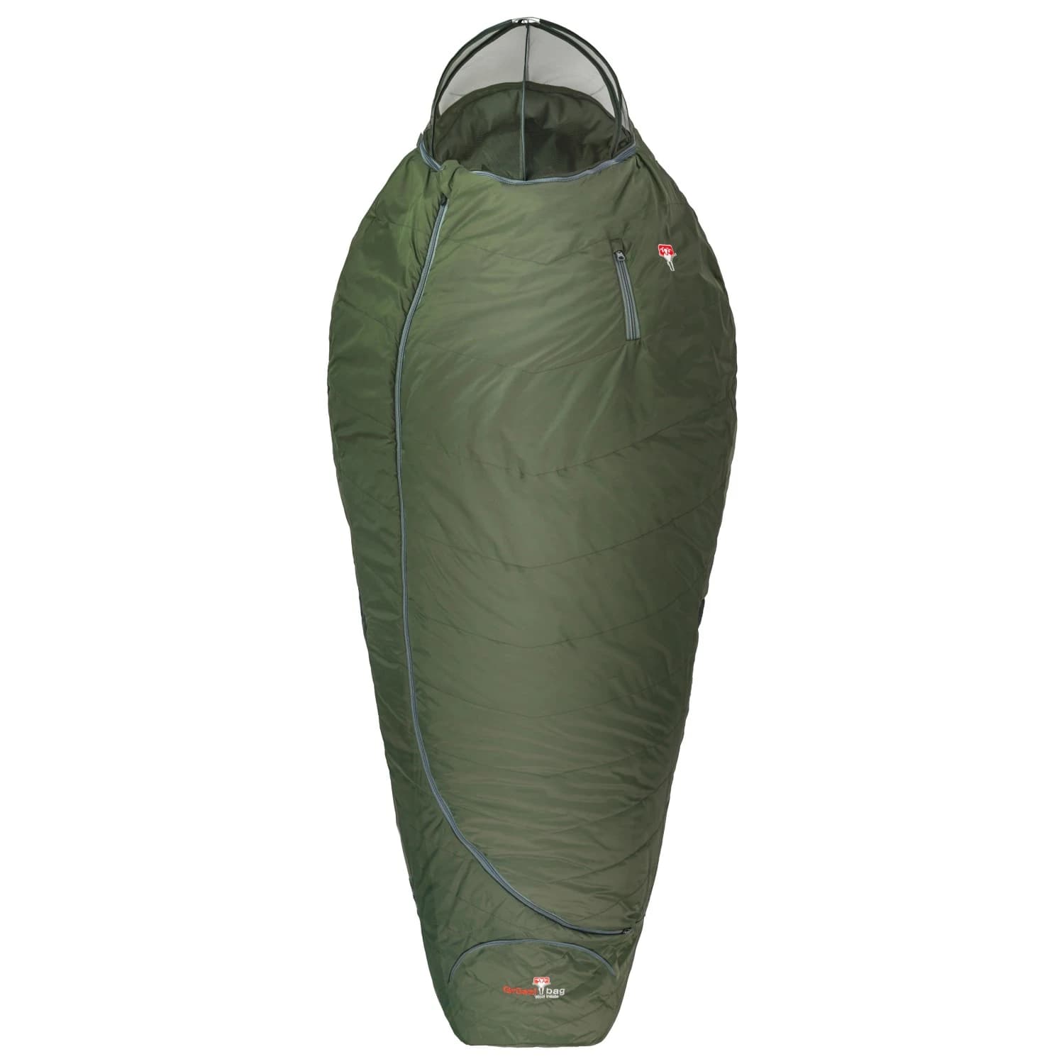 Пухен спален чувал Grüezi bag Biopod Wolle Survival Ice XXL Down sleeping bag - Greenery