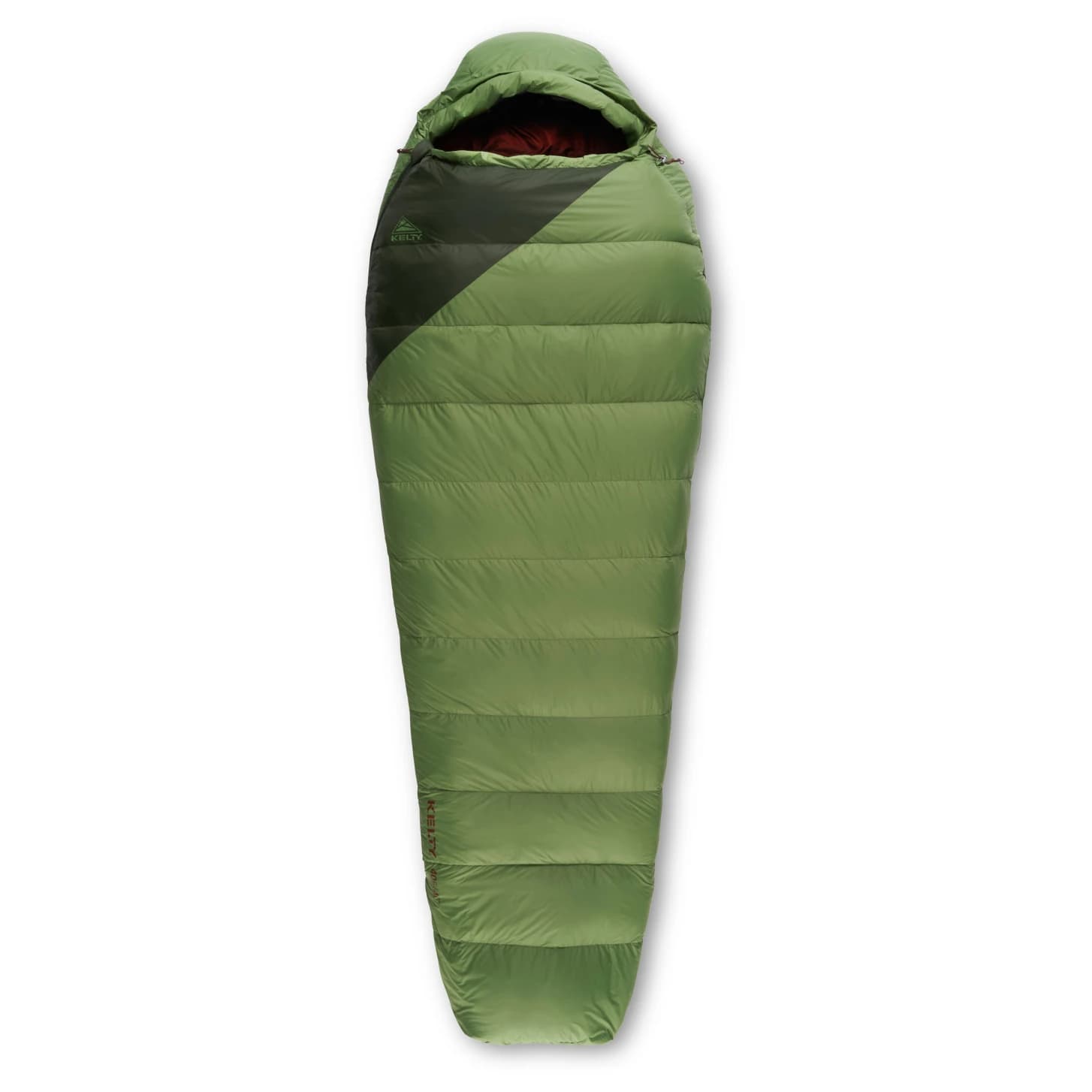 Пухен спален чувал Kelty Cosmic 40 Down sleeping bag - Dill / Duffel Bag / Cherry Mahogany