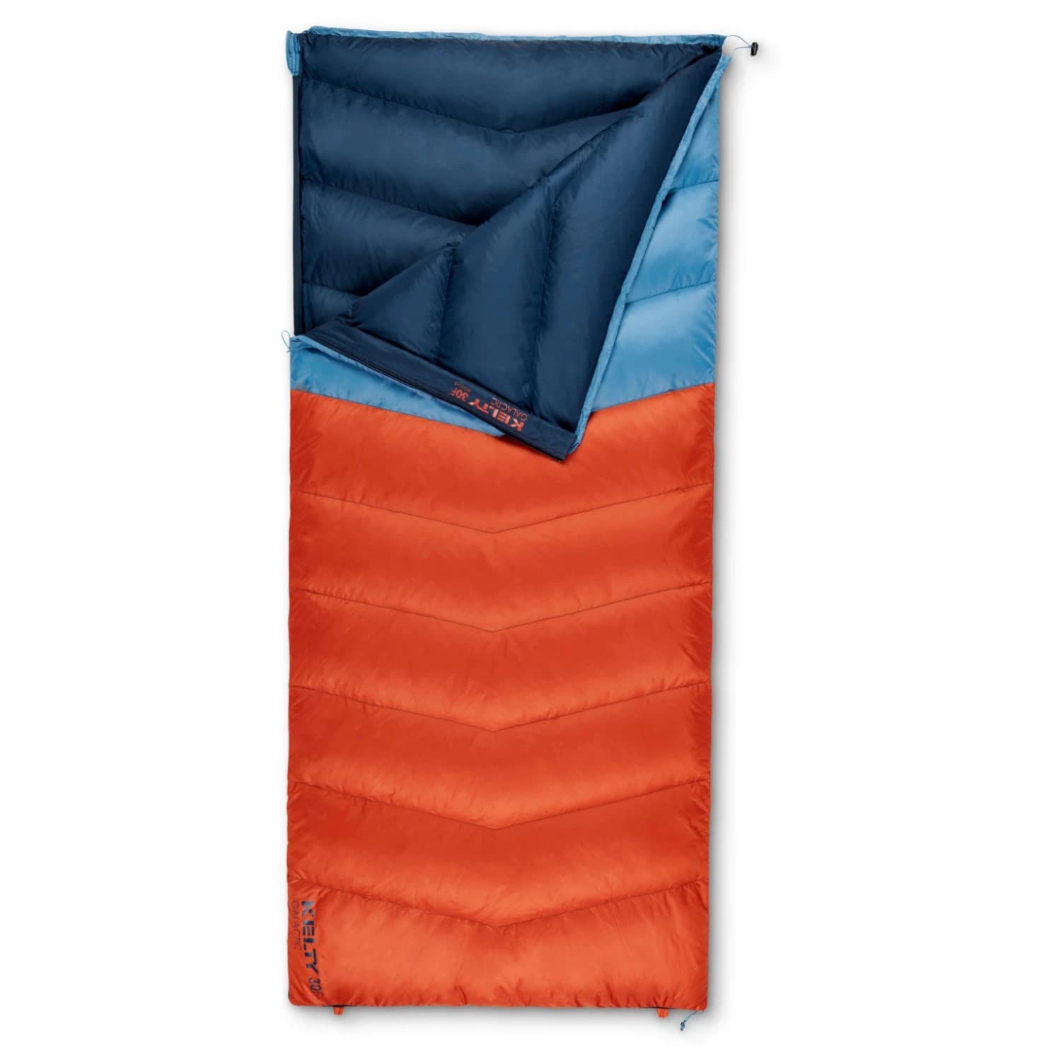 Пухен спален чувал Kelty Galactic Down sleeping bag - Rooibos Tea / Aegean Blue