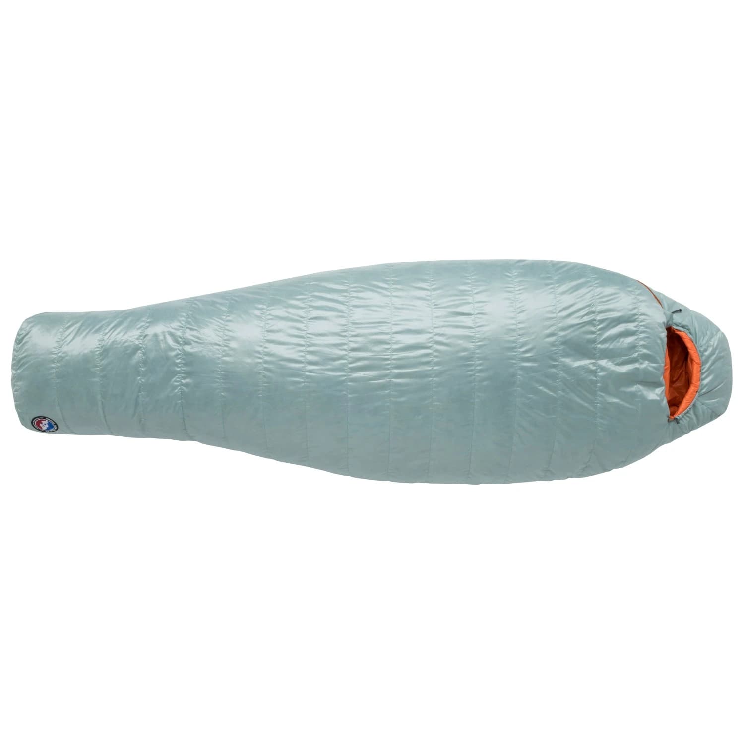 Дамски пухен спален чувал Big Agnes Women's Greystone 20 Down sleeping bag - Blue Surf / Nasturtium