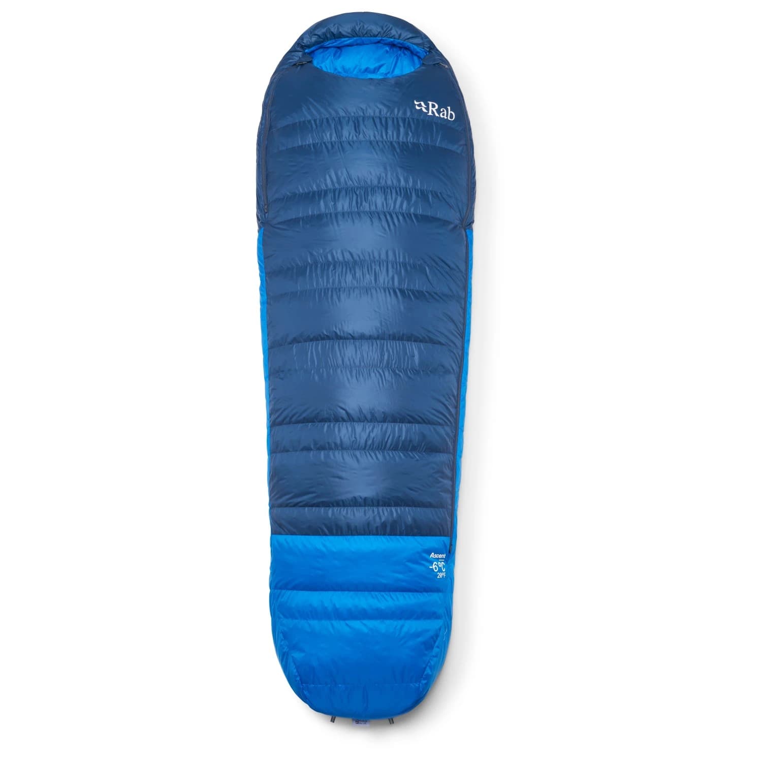 Пухен спален чувал Rab Ascent -6C / 20F Down sleeping bag - Tempest Blue / Maya Blue