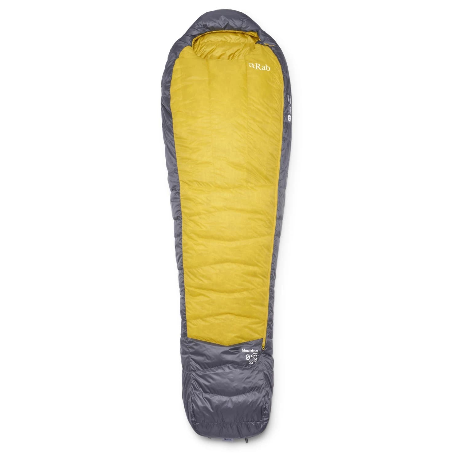 Пухен спален чувал Rab Neutrino 0C / 32F Down sleeping bag - Graphene / Dark Pollen