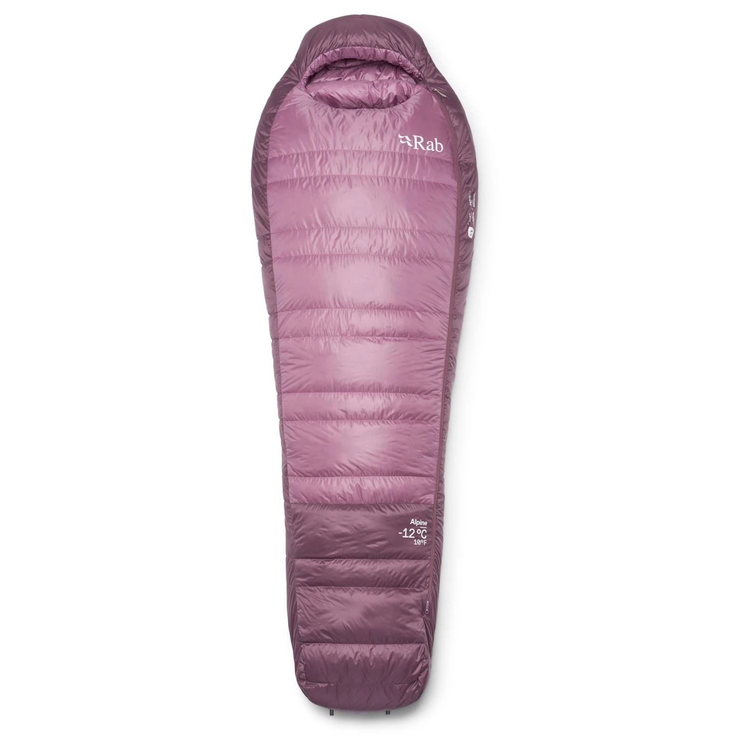 Дамски пухен спален чувал Rab Women's Alpine -12C / 10F Down sleeping bag - Iris / Dark Iris