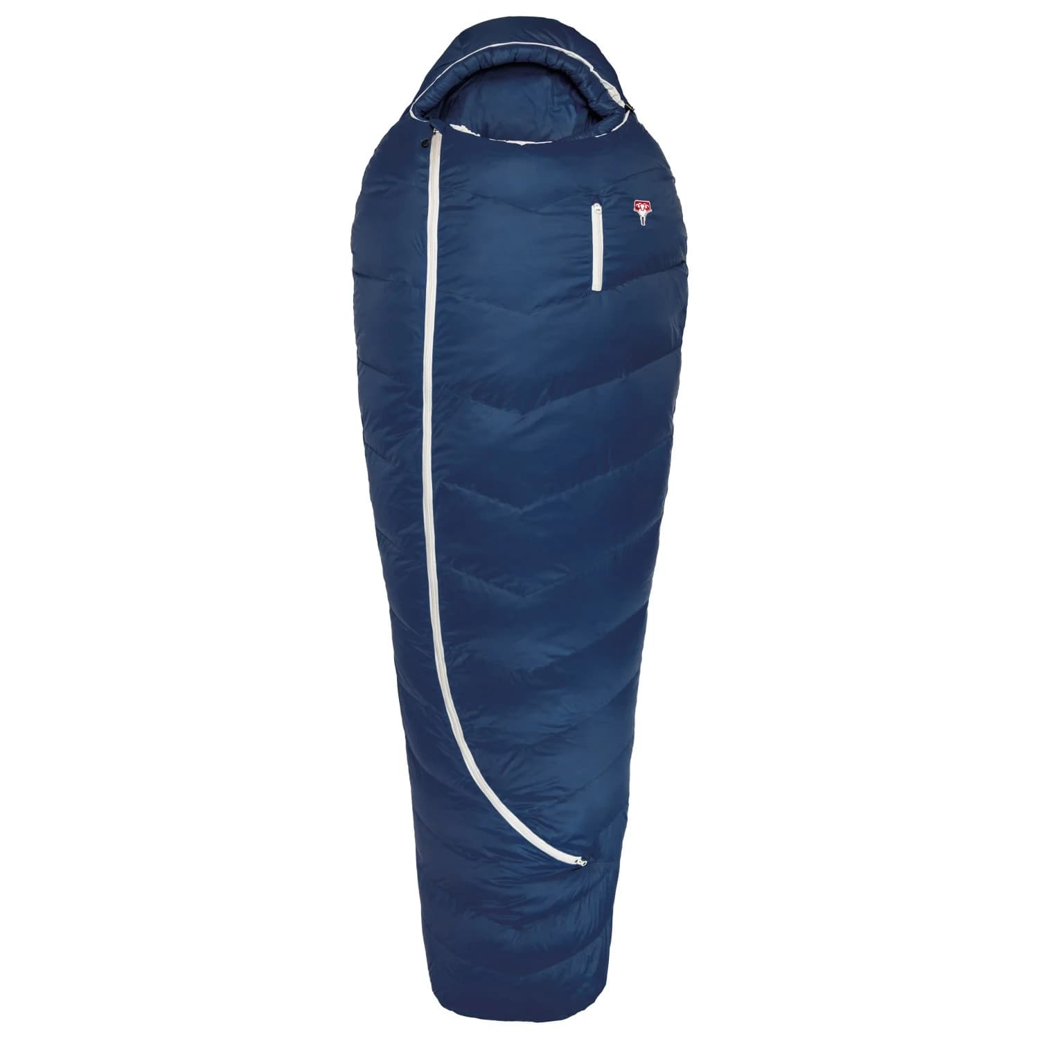 Пухен спален чувал Grüezi Bag Downwool Ice 2.0 Down sleeping bag - Night Blue