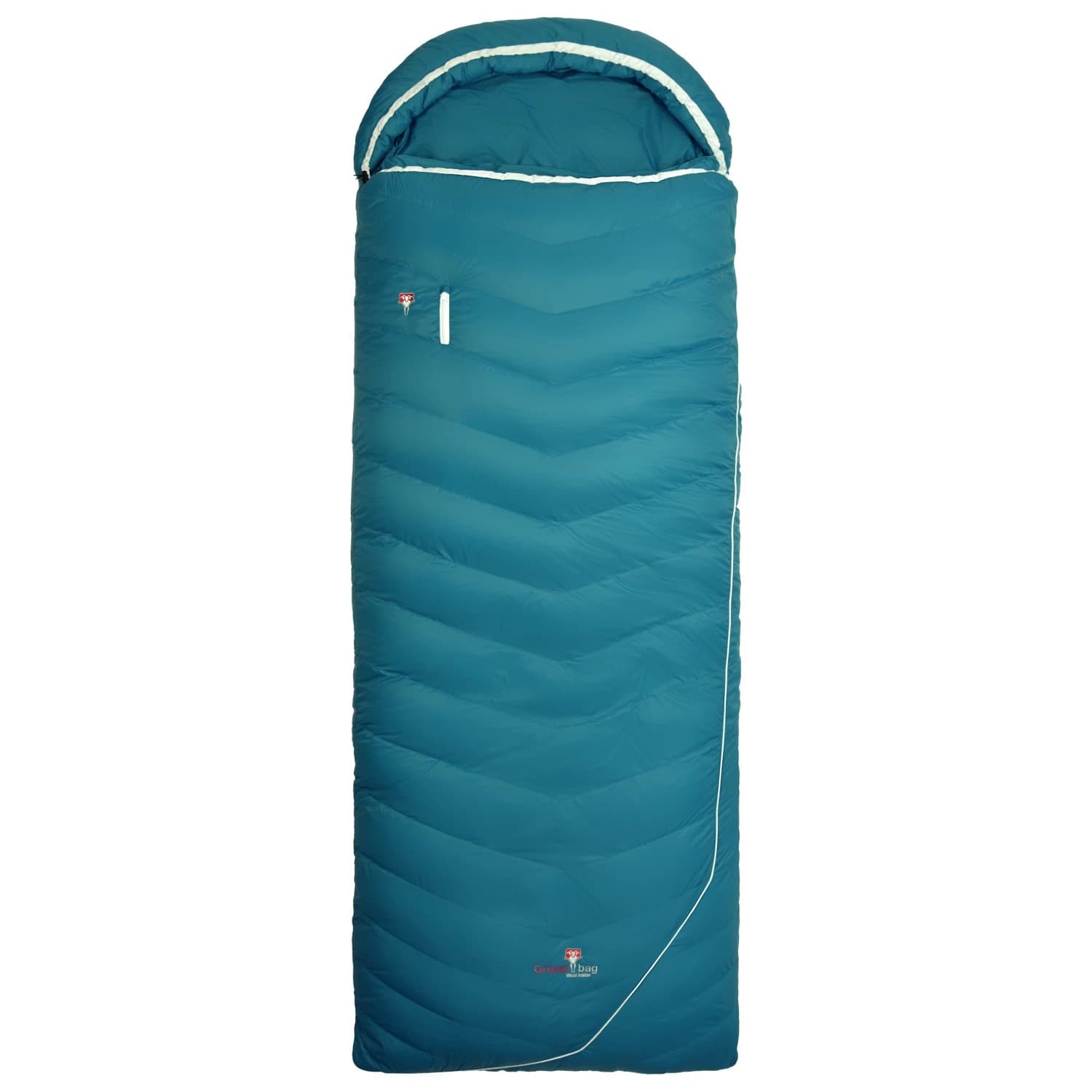 Пухен спален чувал Grüezi Bag Downwool Subzero Comfort 2.0 Down sleeping bag - Autumn Blue