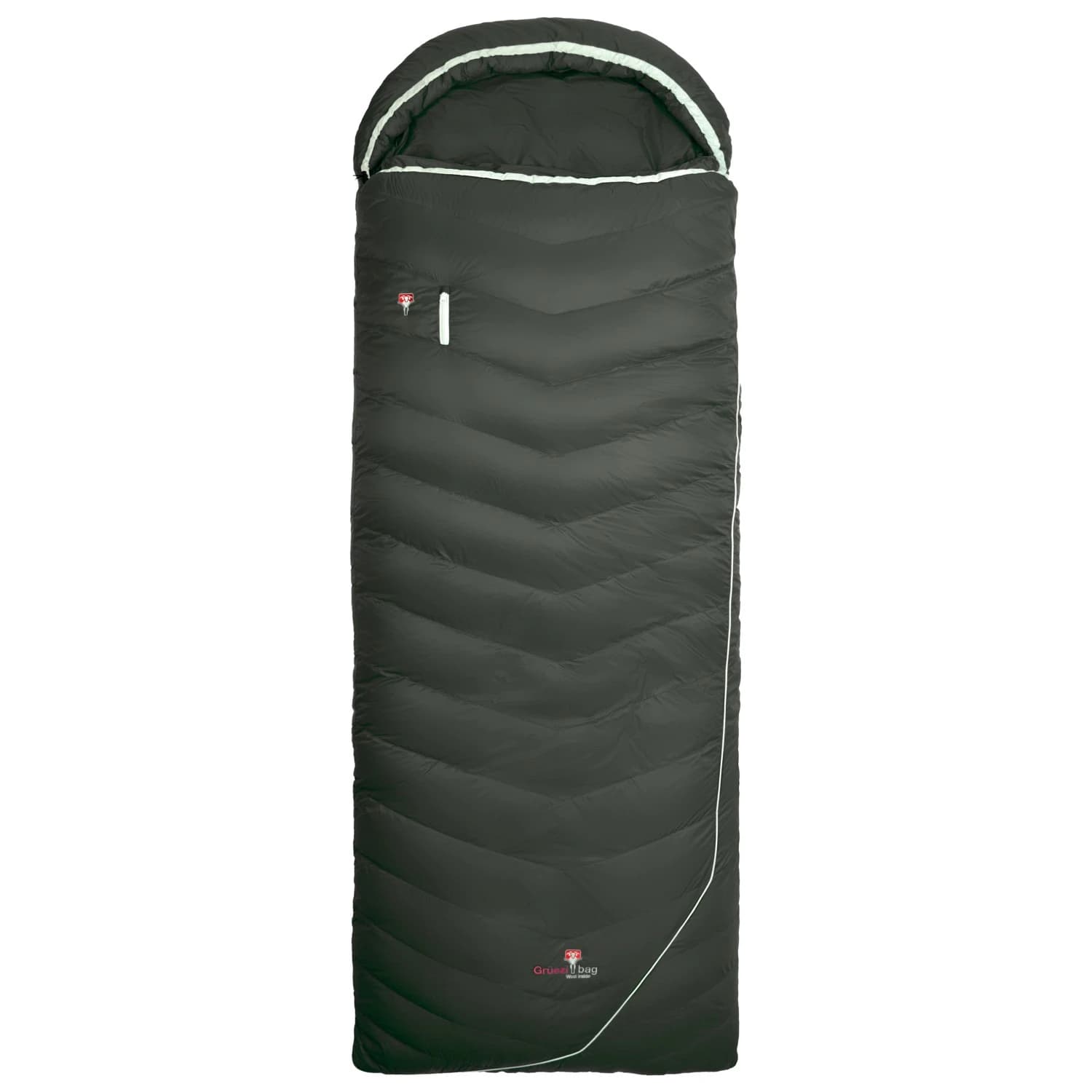 Пухен спален чувал Grüezi Bag Downwool Summer Comfort 2.0 Down sleeping bag - Deep Forest