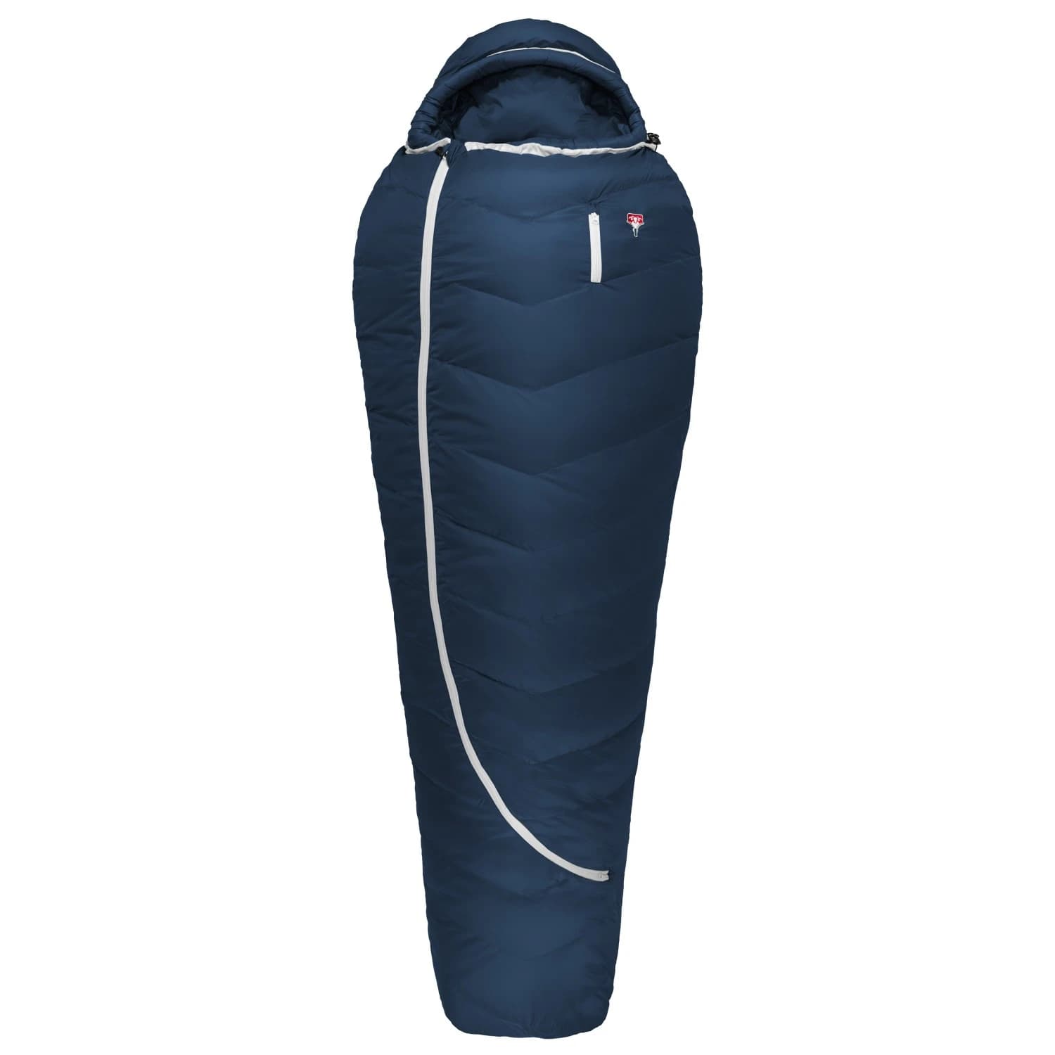 Пухен спален чувал Grüezi Bag Downwool Summer Light 2.0 Down sleeping bag - Blue Ashes