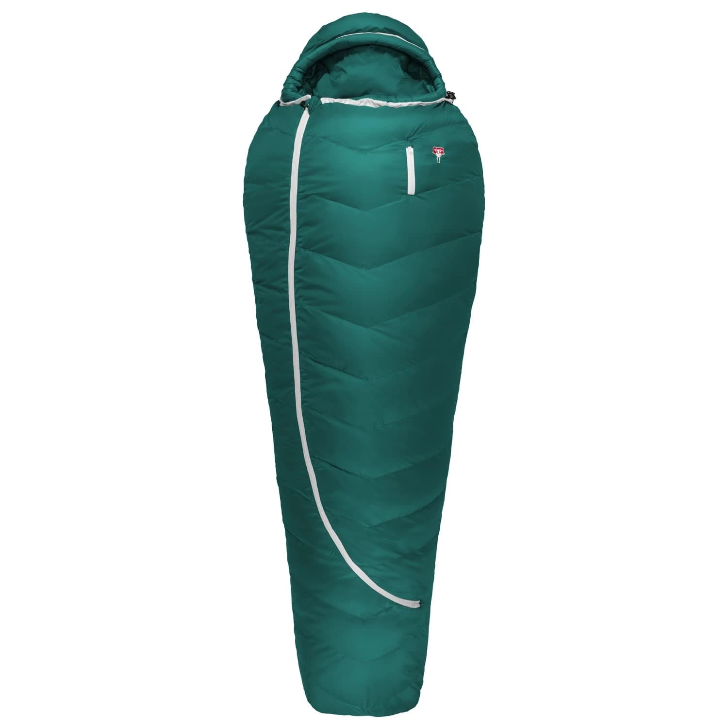 Пухен спален чувал Grüezi bag Downwool Summer Light 2.0 Down sleeping bag - Ocean Green