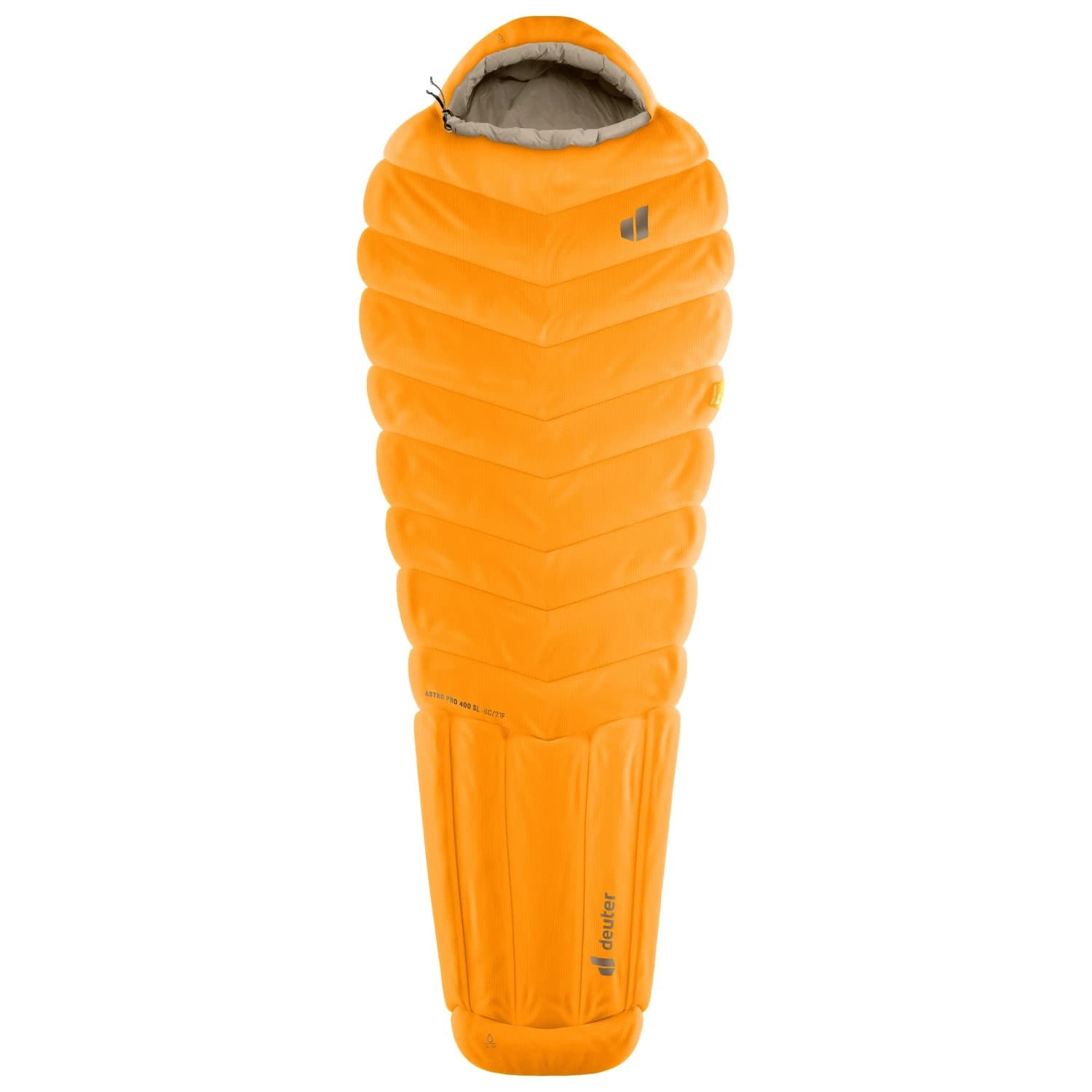 Дамски пухен спален чувал Deuter Women's Astro Pro 400 SL Down sleeping bag - Magma / Titanium