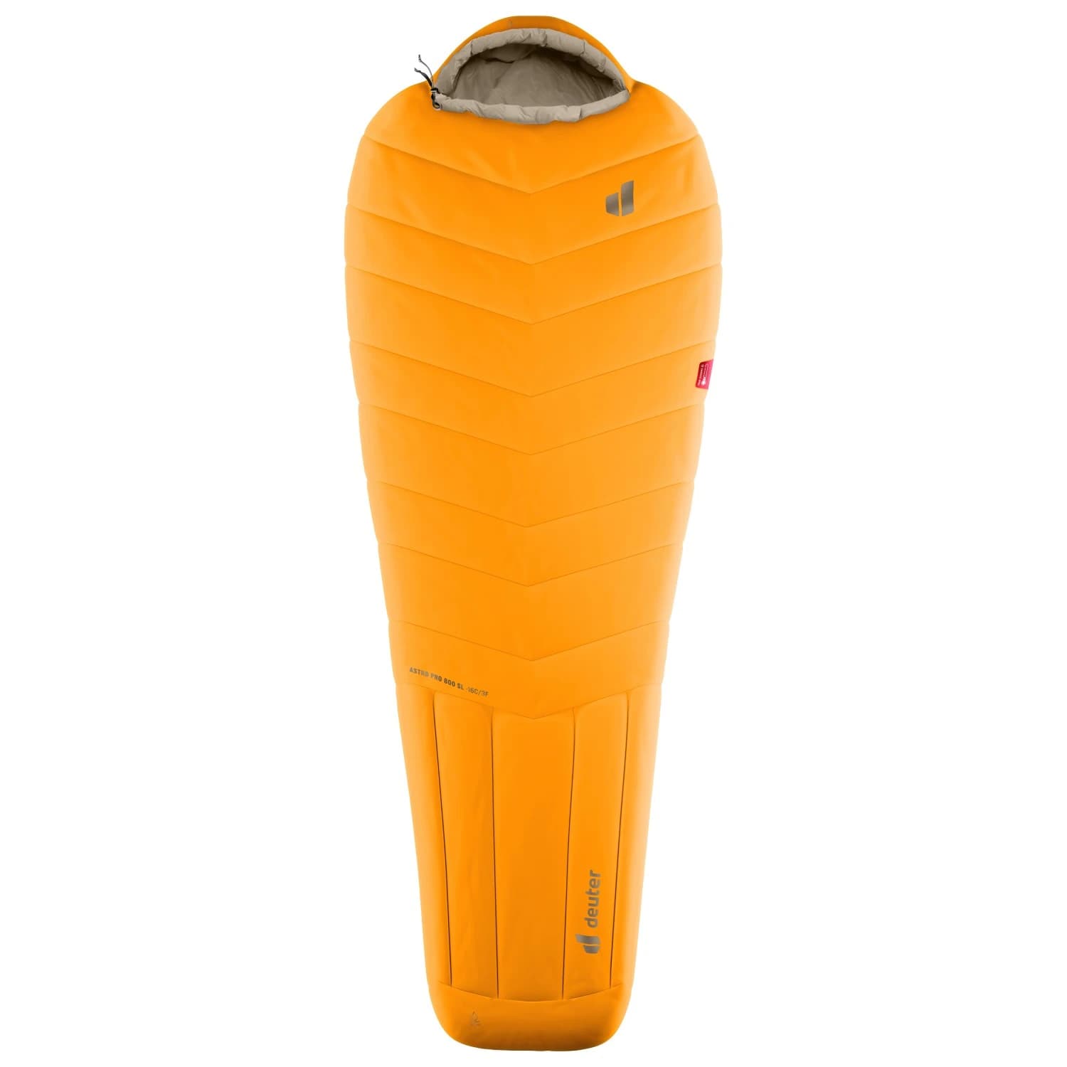 Дамски пухен спален чувал Deuter Women's Astro Pro 800 SL Down sleeping bag - Magma / Titanium