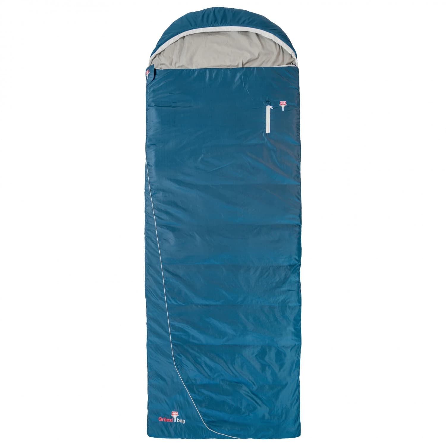Синтетичен спален чувал Grüezi Bag Cloud Cotton Comfort Synthetic sleeping bag - Deep Cornflower Blue