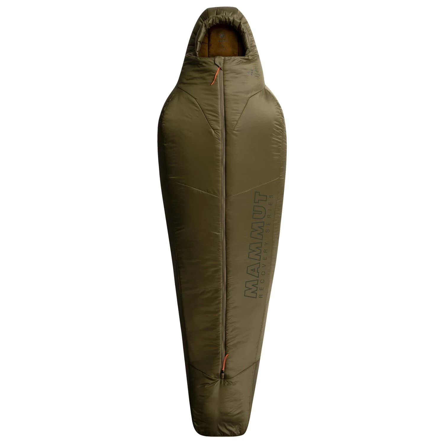 Синтетичен спален чувал Mammut Perform Fiber Bag -7°C Synthetic sleeping bag - Olive