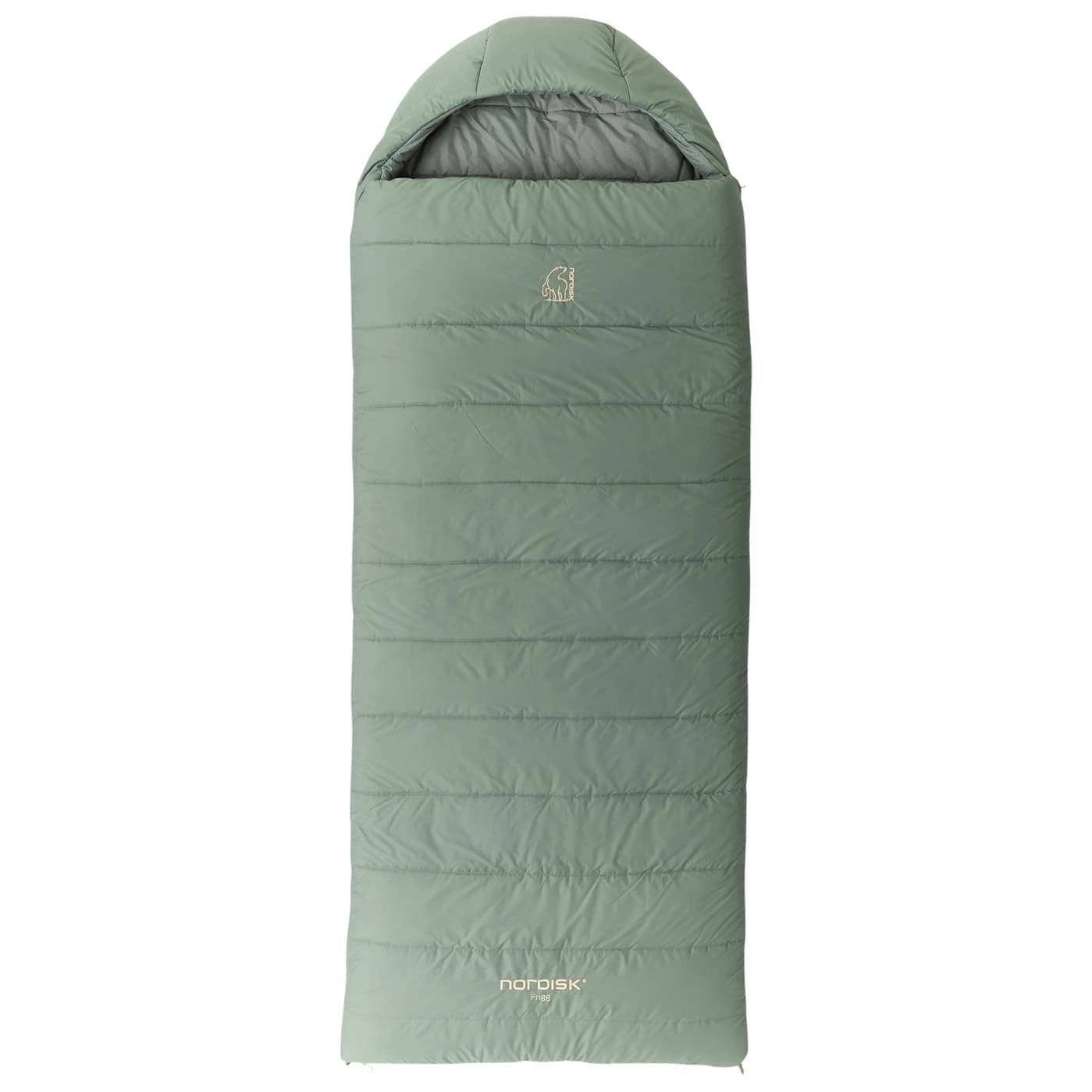 Синтетичен спален чувал Nordisk Frigg ±0° Blanket Sleeping Bag Synthetic sleeping bag - Agave Green